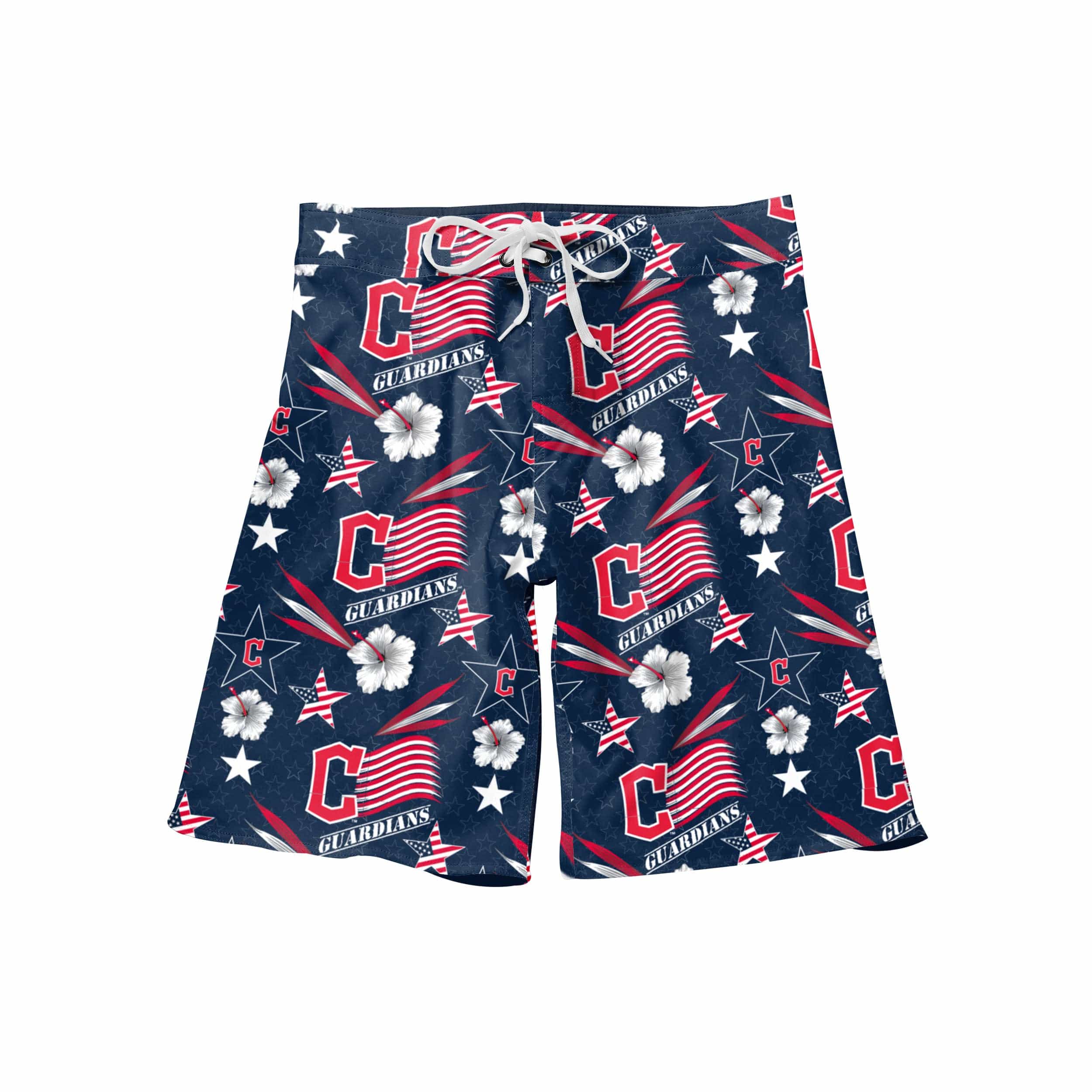 Cleveland Guardians MLB Mens Americana Boardshorts - Image 4