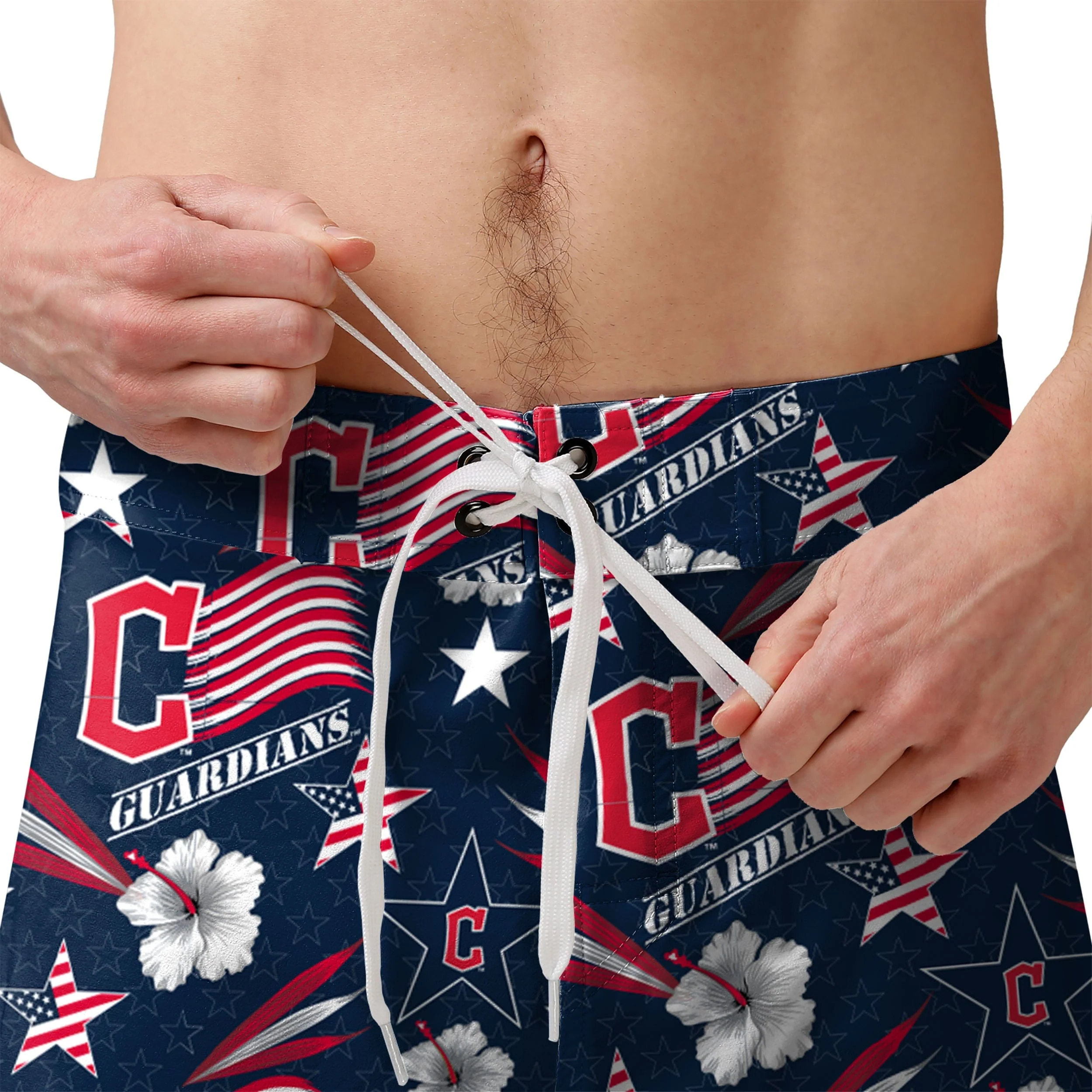 Cleveland Guardians MLB Mens Americana Boardshorts - Image 5