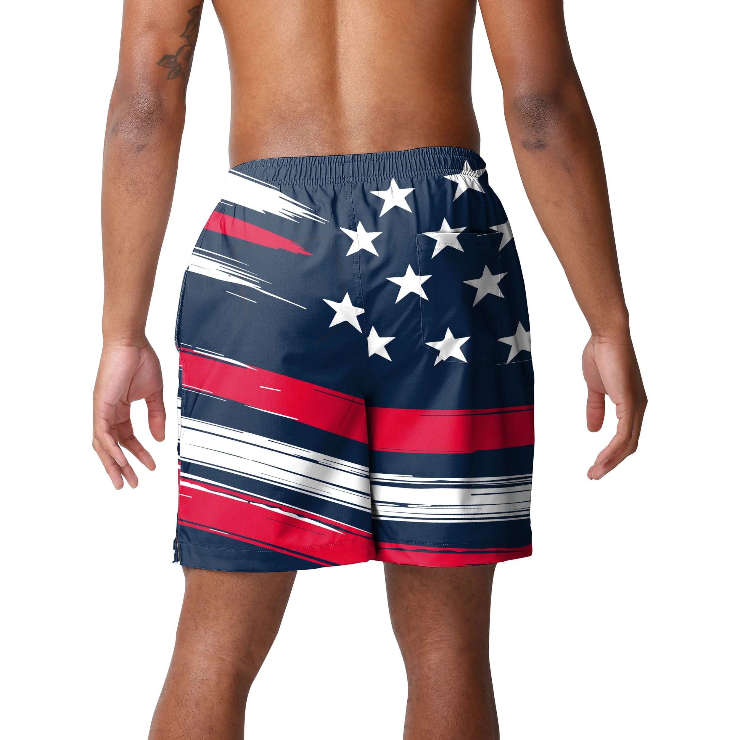 Cleveland Guardians MLB Mens Americana Swimming Trunks - Image 3