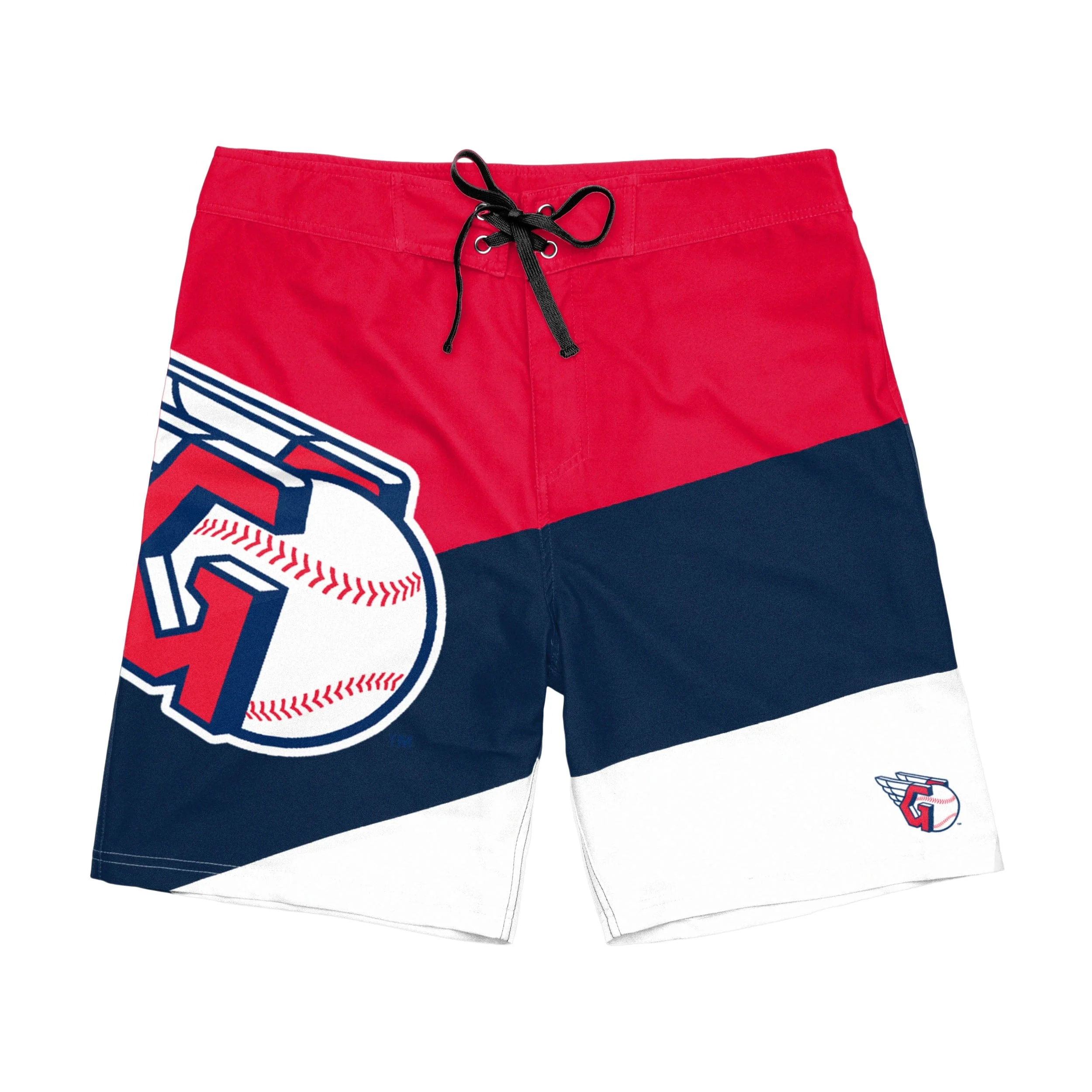 Cleveland Guardians MLB Mens Color Dive Boardshorts - Image 3