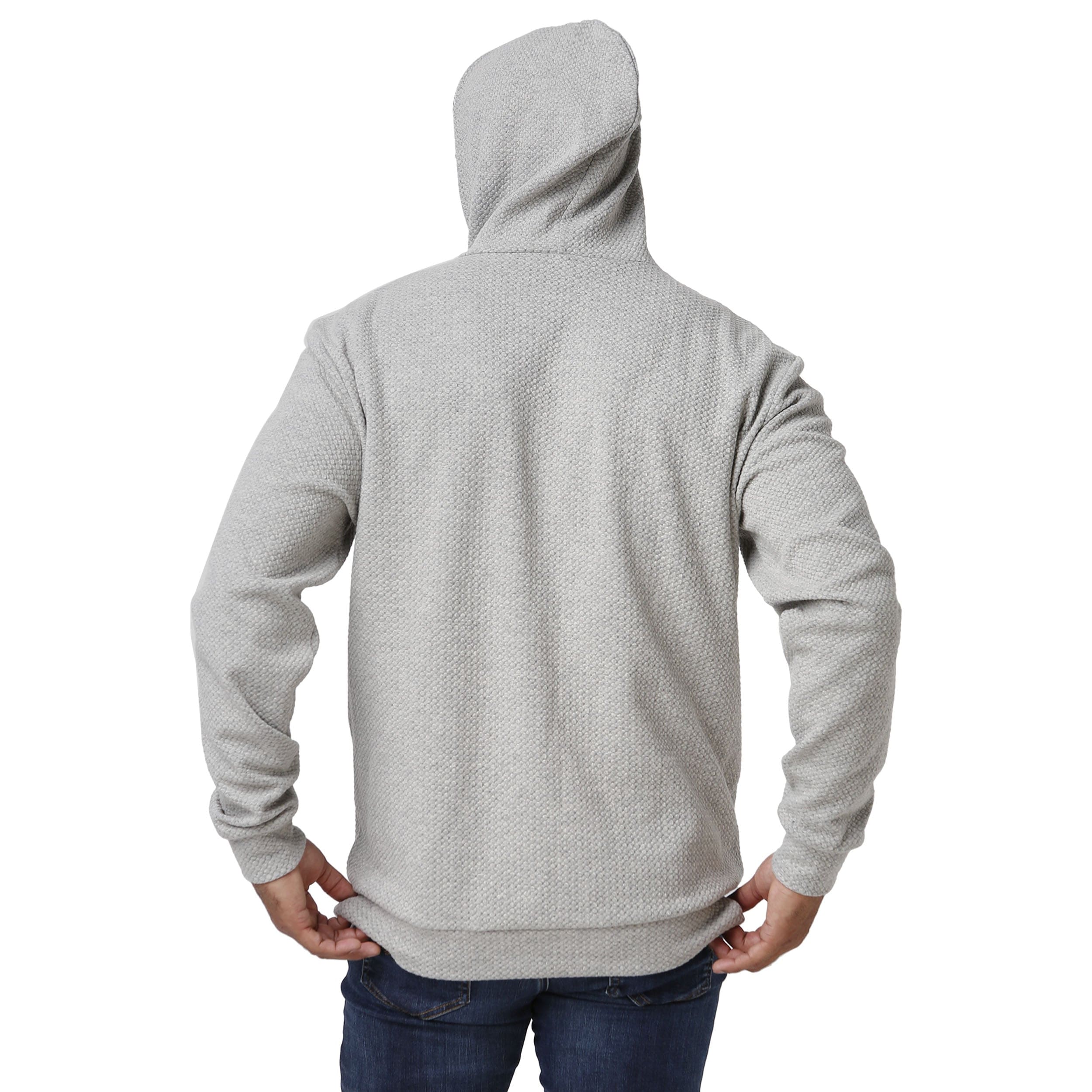 Cleveland Guardians MLB Mens Gray Woven Hoodie - Image 2