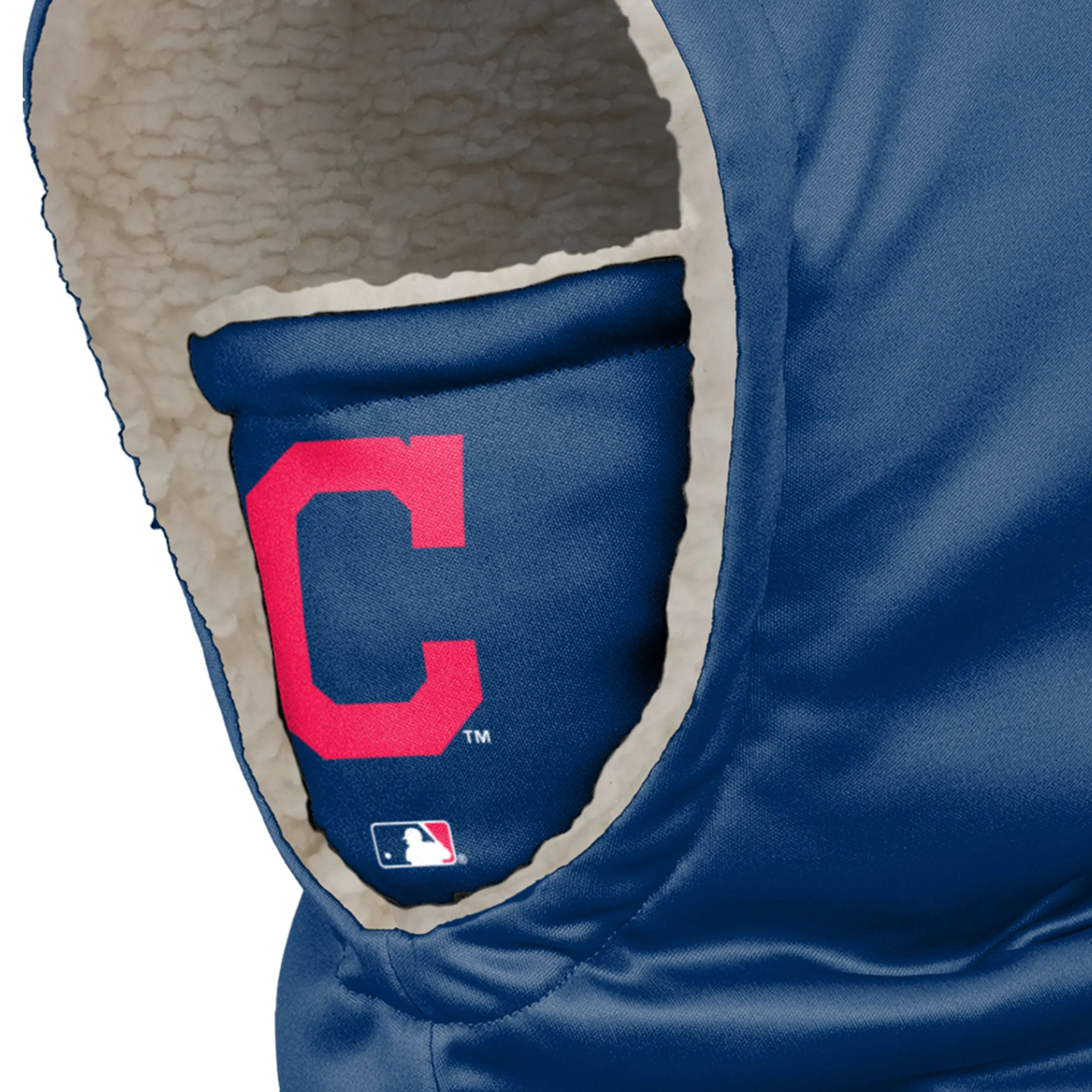 Cleveland Guardians MLB On-Field Navy Hooded Gaiter - Image 3