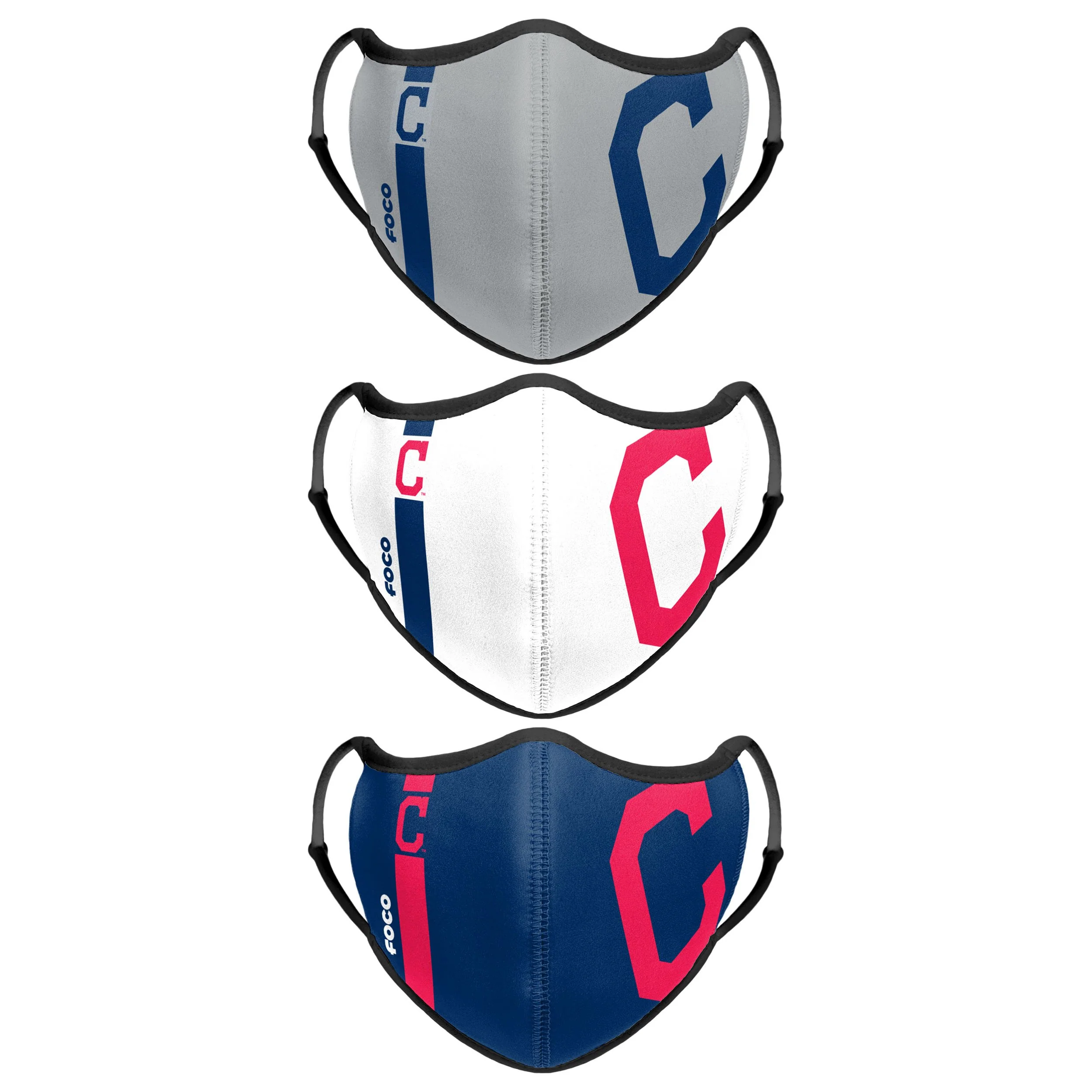 Cleveland Guardians MLB Original Sport 3 Pack Face Cover