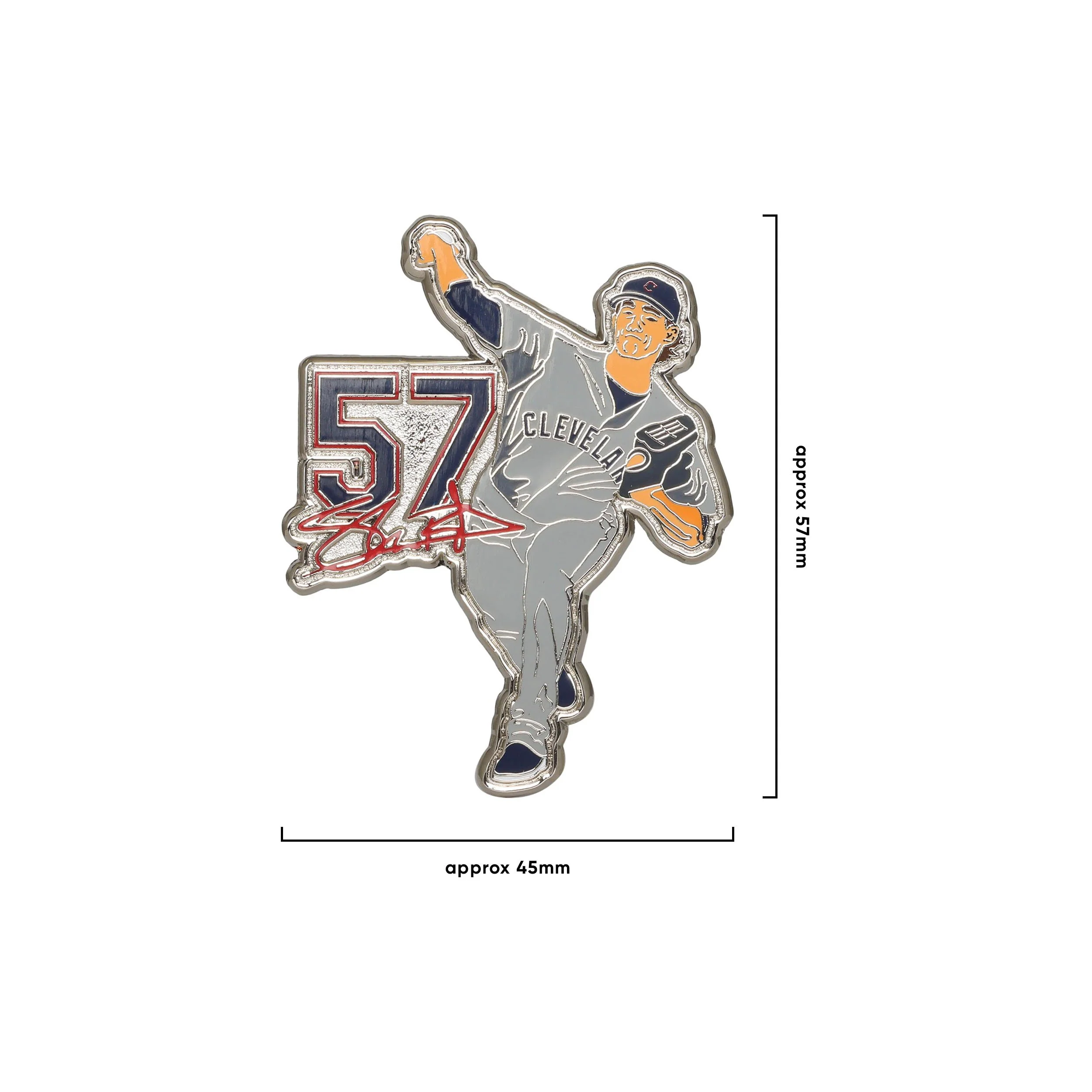 Cleveland Guardians MLB Shane Bieber Pro Pinz - Image 4