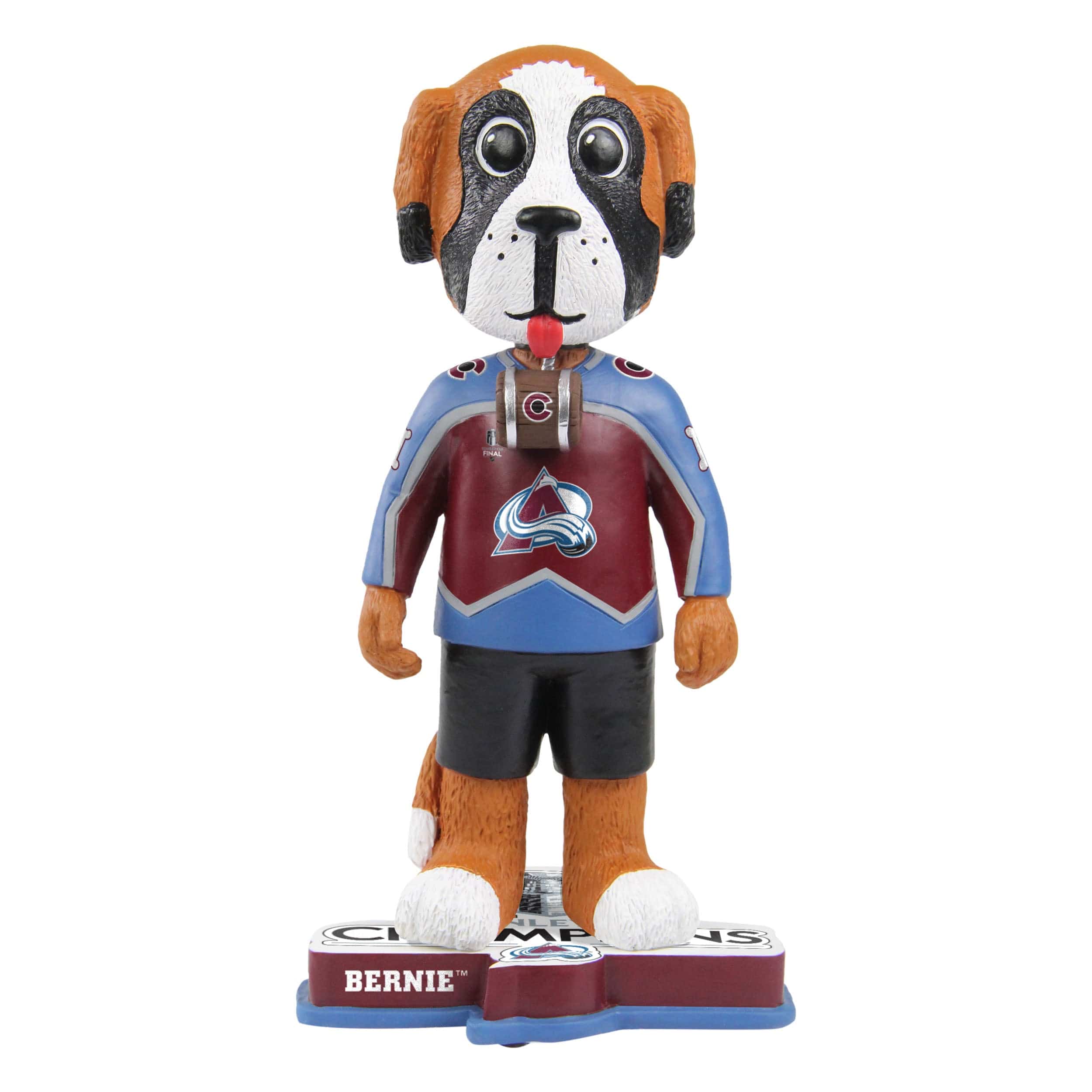 Colorado Avalanche NHL 2022 Stanley Cup Champions Bernie Mascot Bobblehead