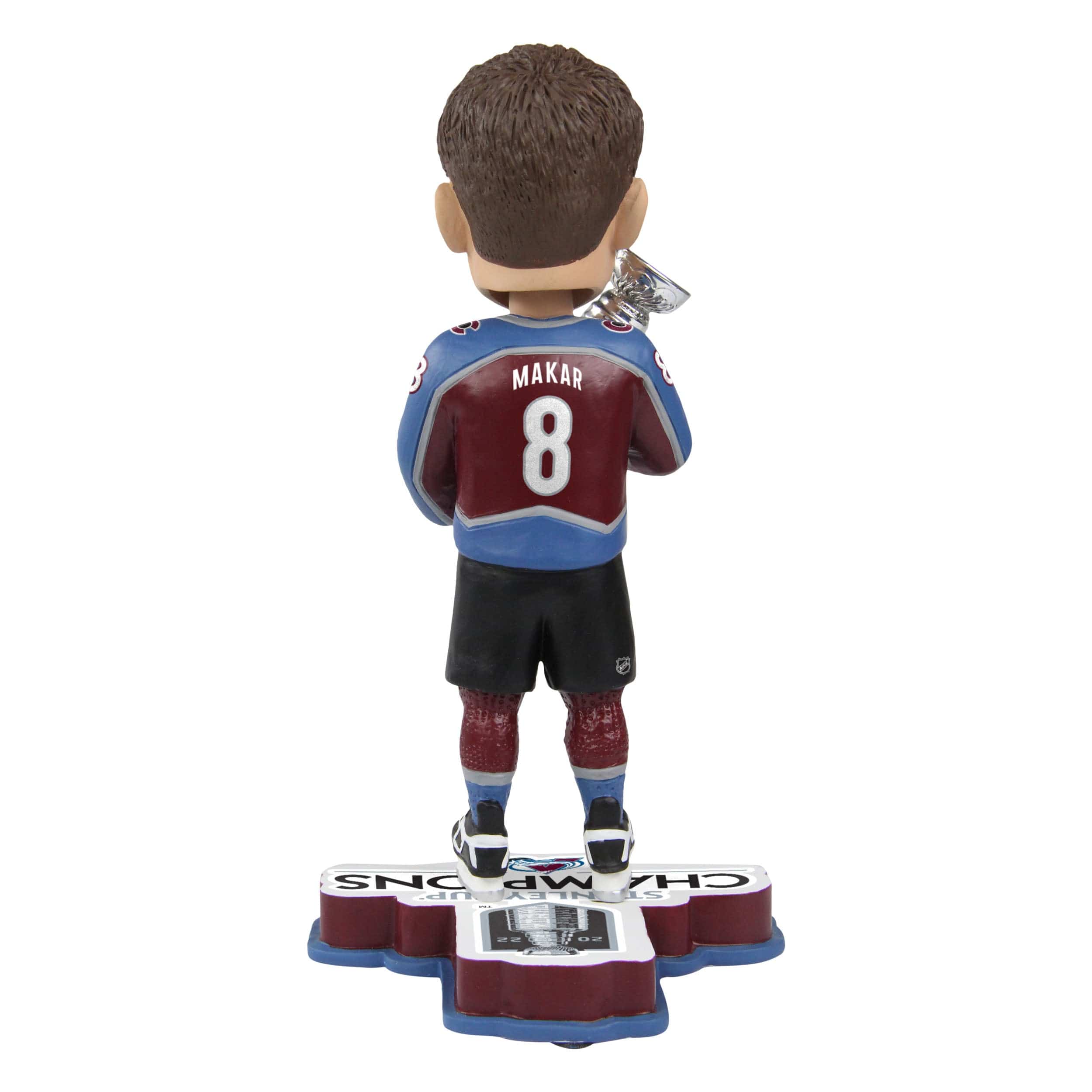 Colorado Avalanche NHL 2022 Stanley Cup Champions Cale Makar Bobblehead - Image 2