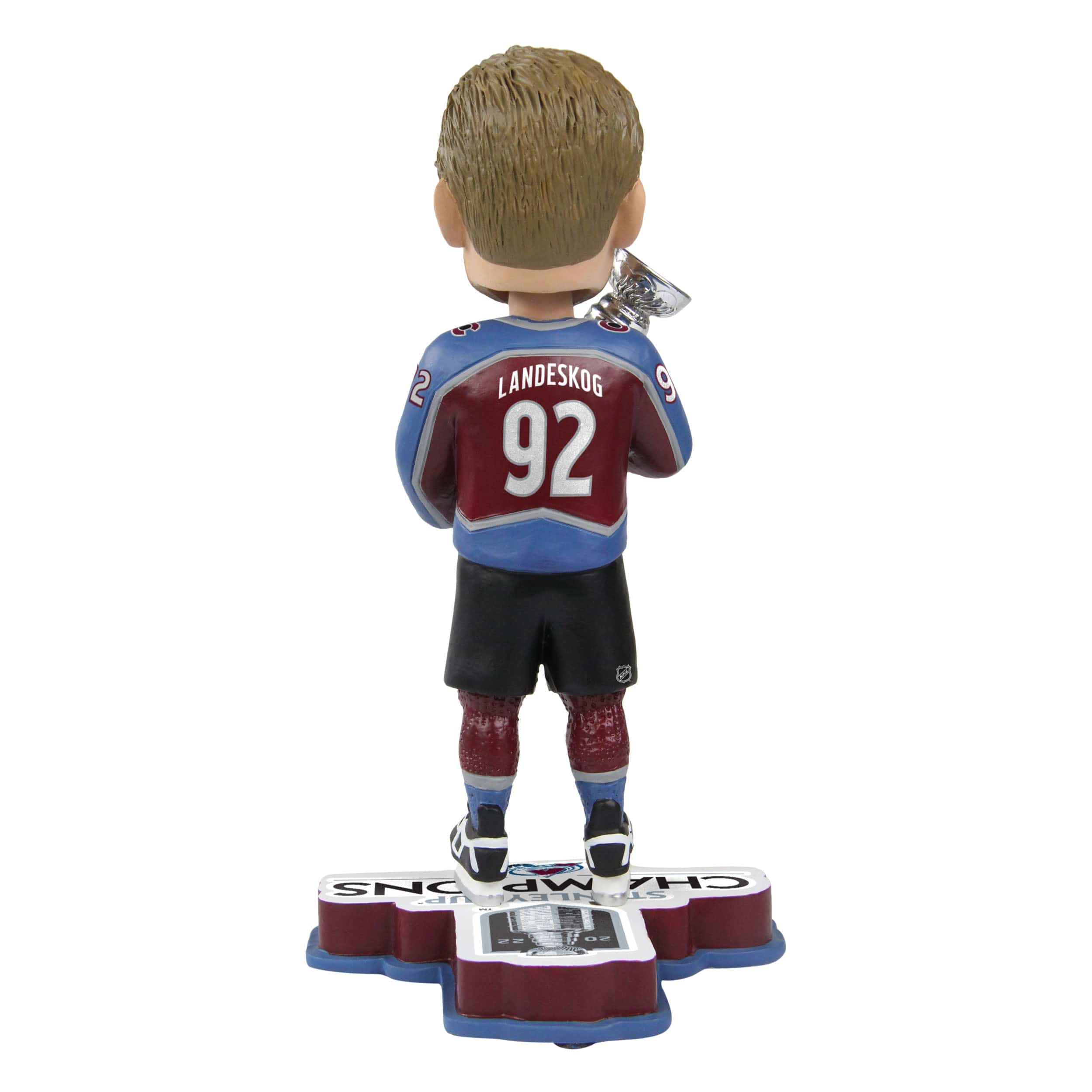 Colorado Avalanche NHL 2022 Stanley Cup Champions Gabriel Landeskog Bobblehead - Image 2