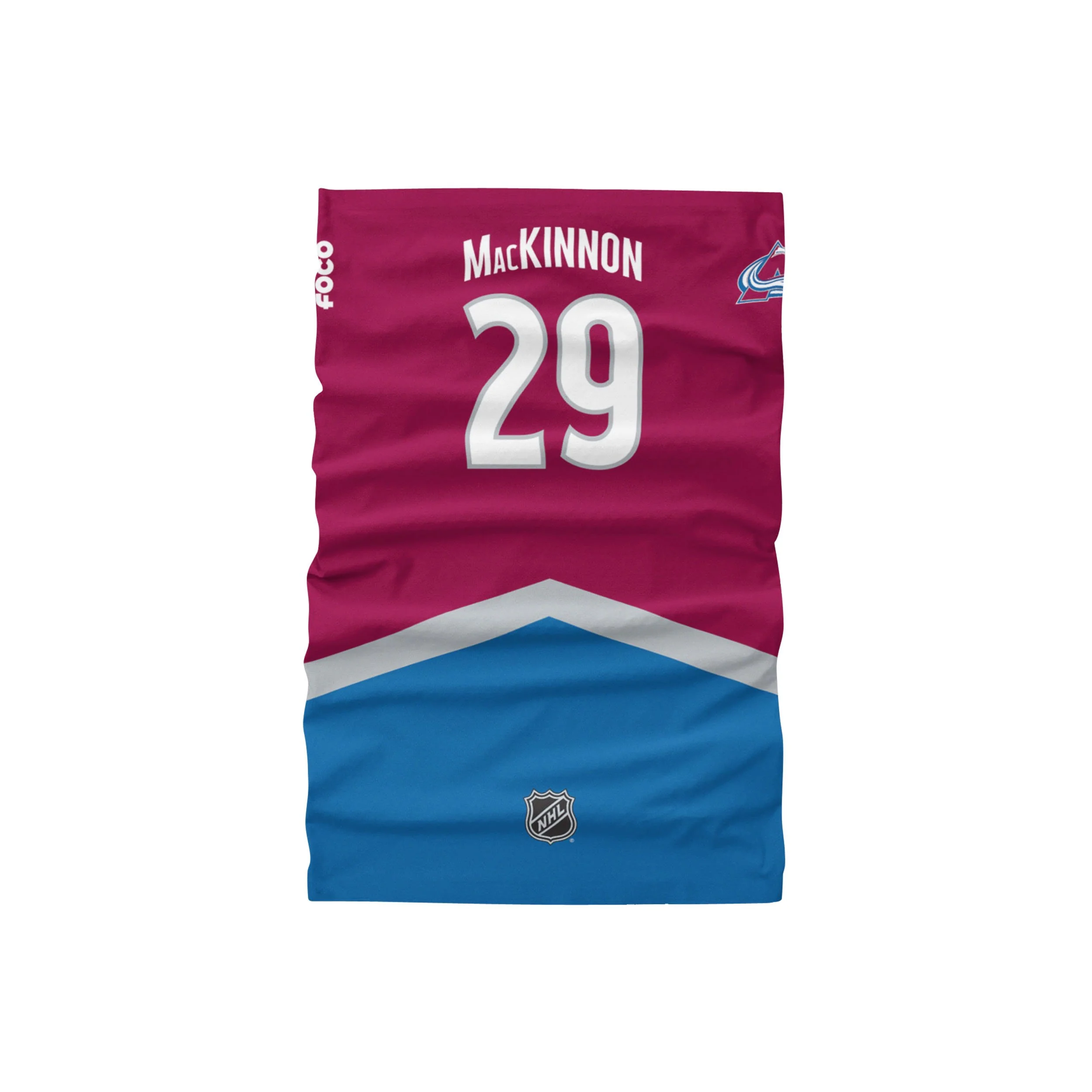 Colorado Avalanche NHL Nathan MacKinnon Gaiter Scarf - Image 3