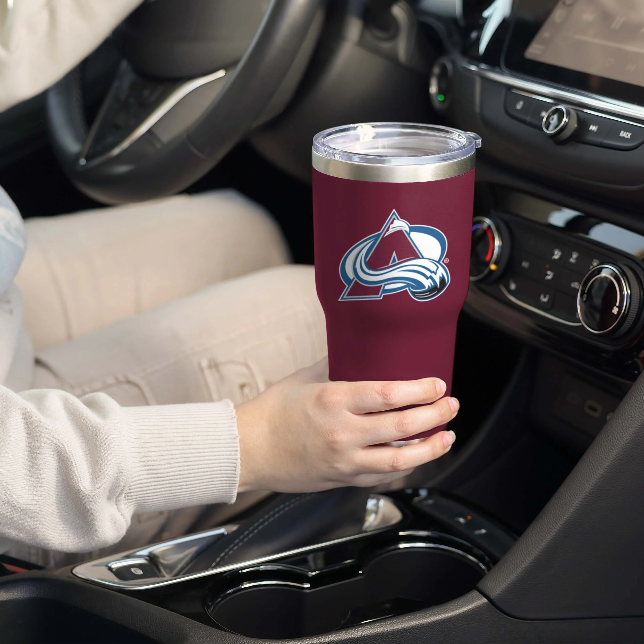 Colorado Avalanche NHL Team Logo 30 oz Tumbler - Image 2