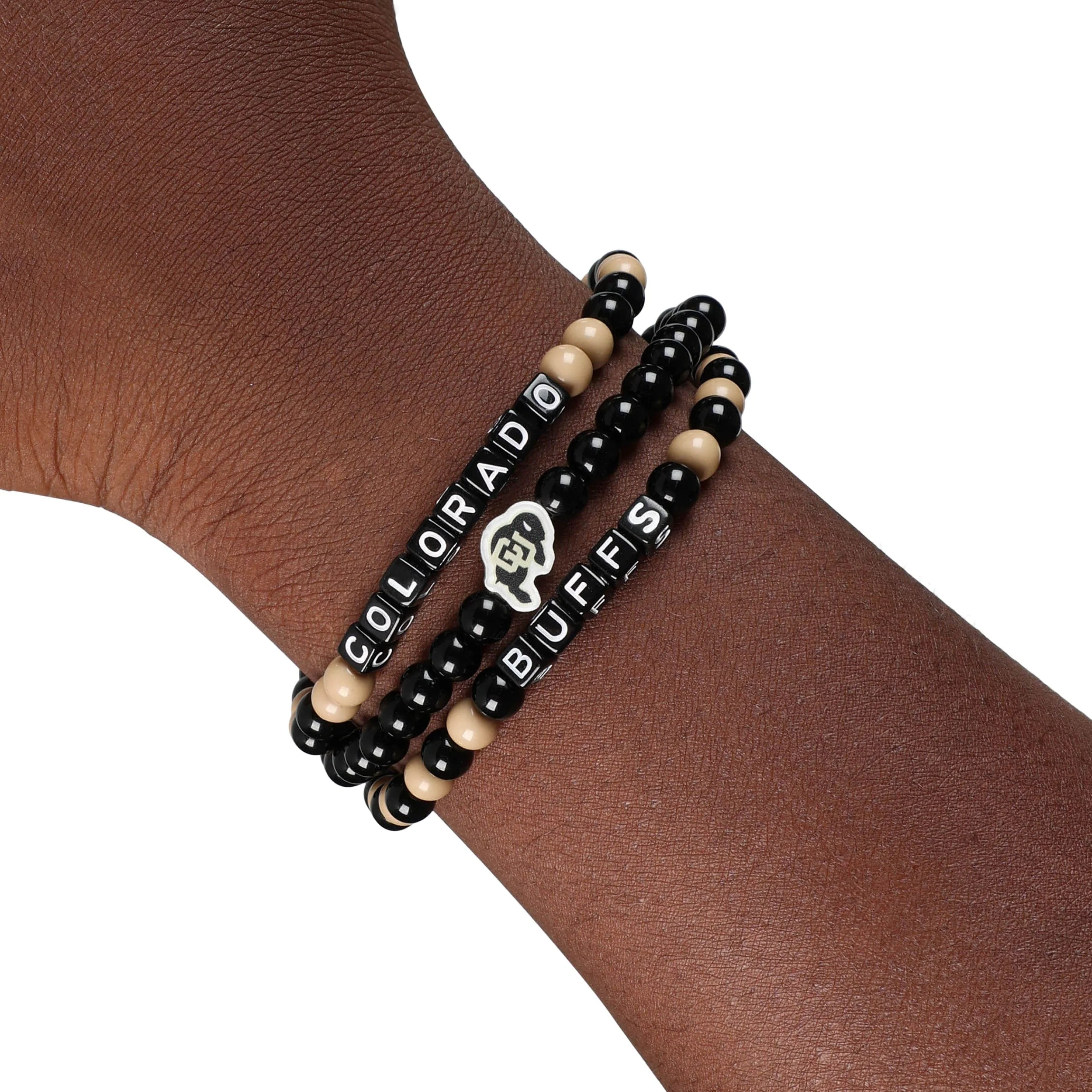 Colorado Buffaloes NCAA 3 Pack Beaded Friendship Bracelet - Image 4