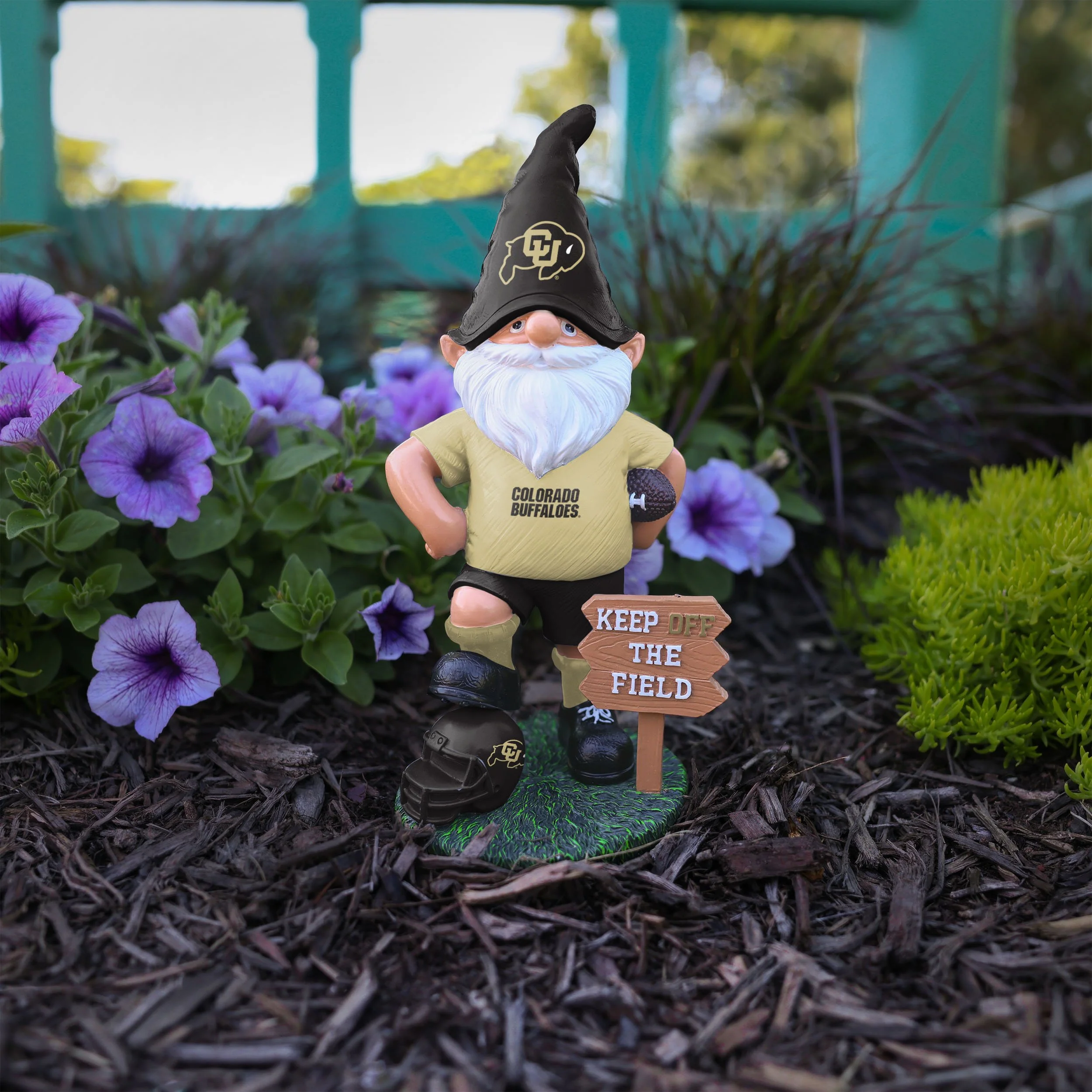 Colorado Buffaloes NCAA Keep Off The Field Gnome - Image 5