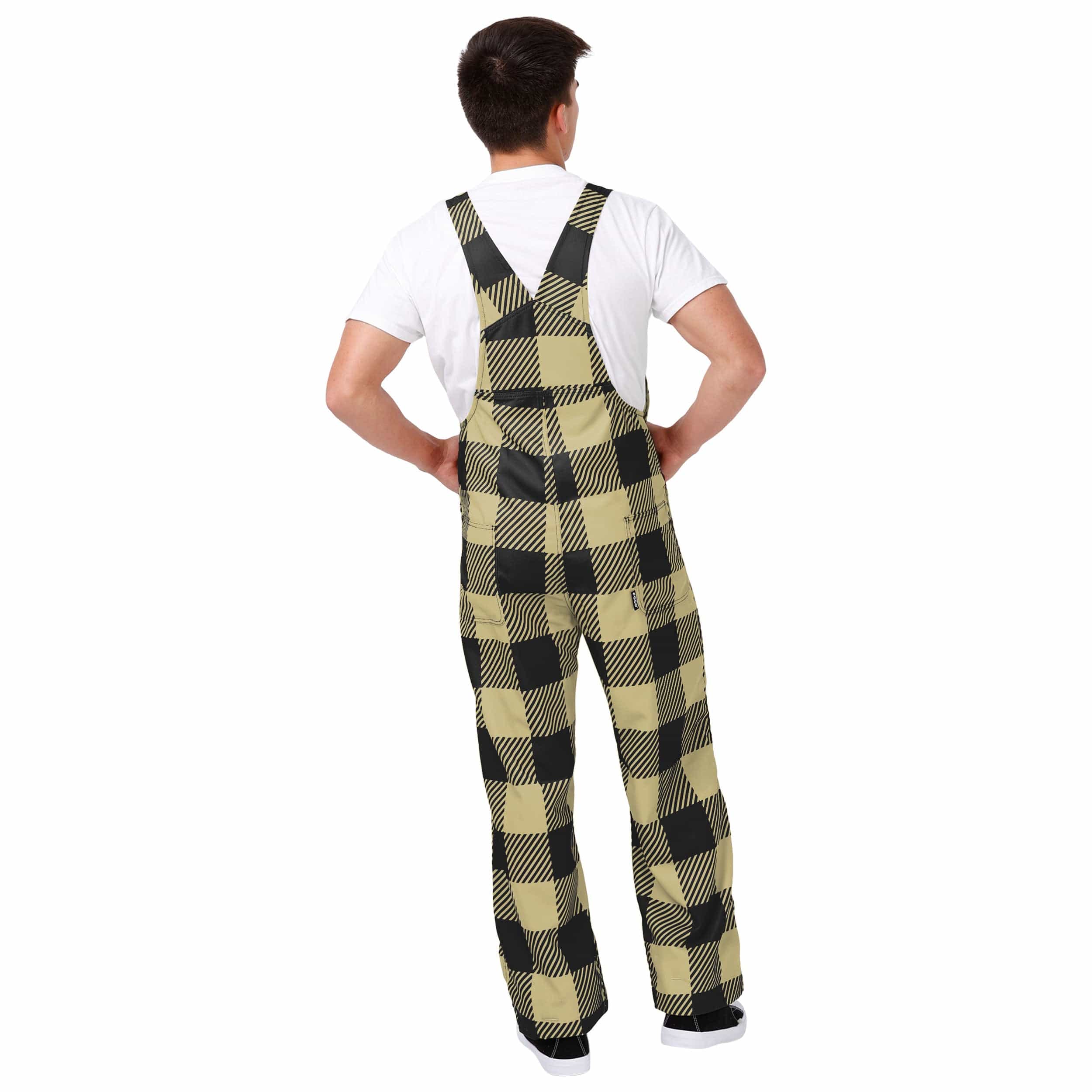 Colorado Buffaloes NCAA Mens Plaid Bib Overalls - Image 2