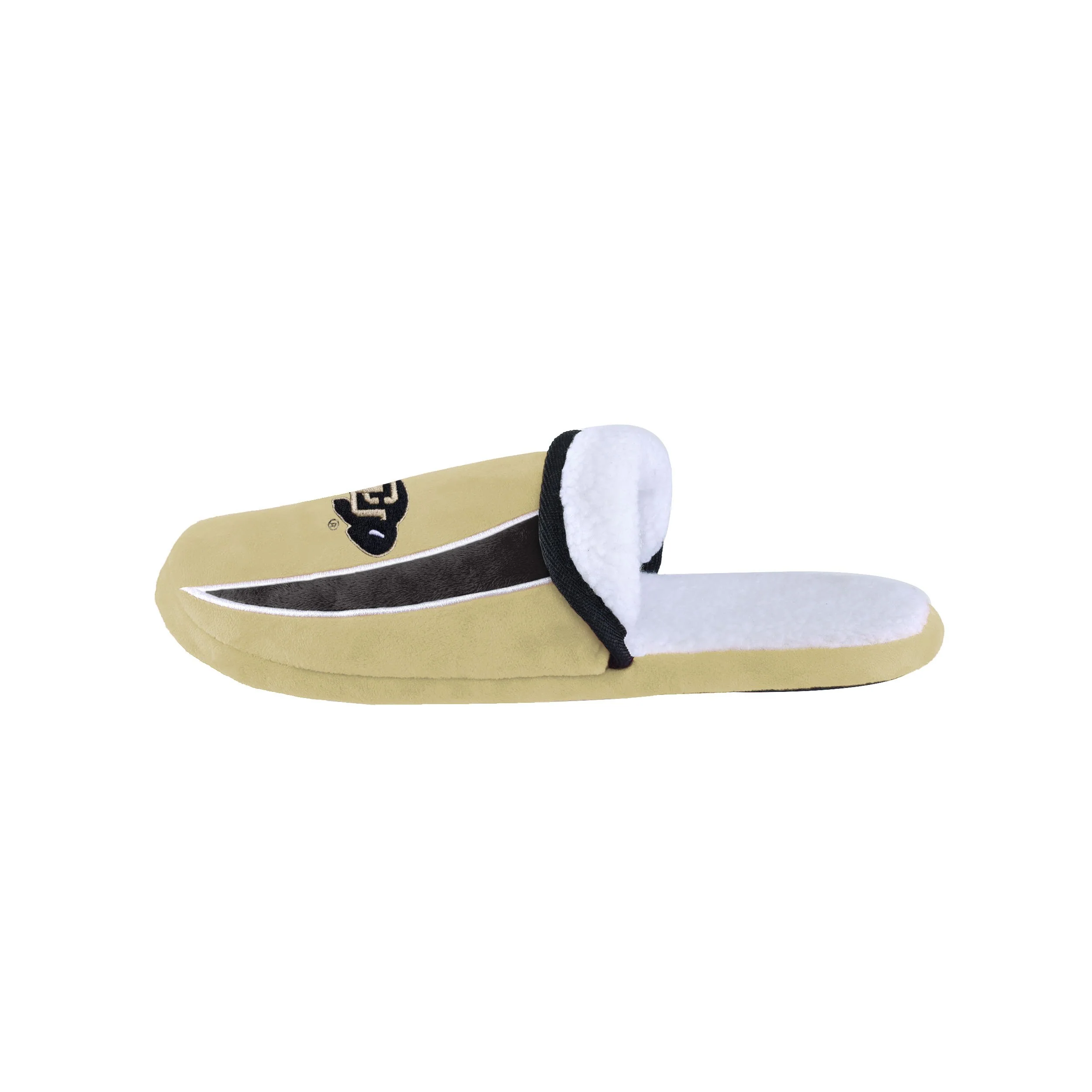 Colorado Buffaloes NCAA Mens Sherpa Slide Slippers - Image 2