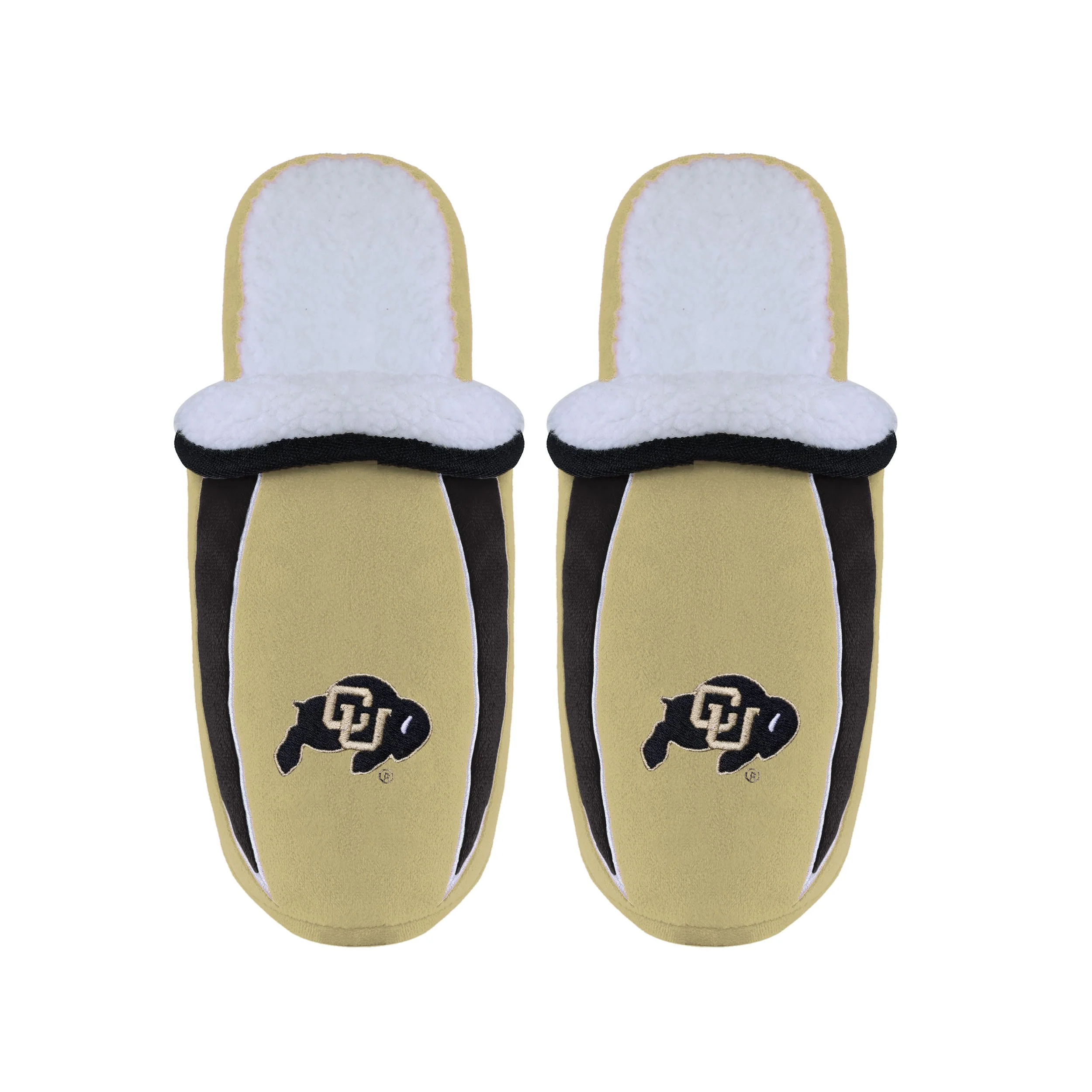 Colorado Buffaloes NCAA Mens Sherpa Slide Slippers - Image 4