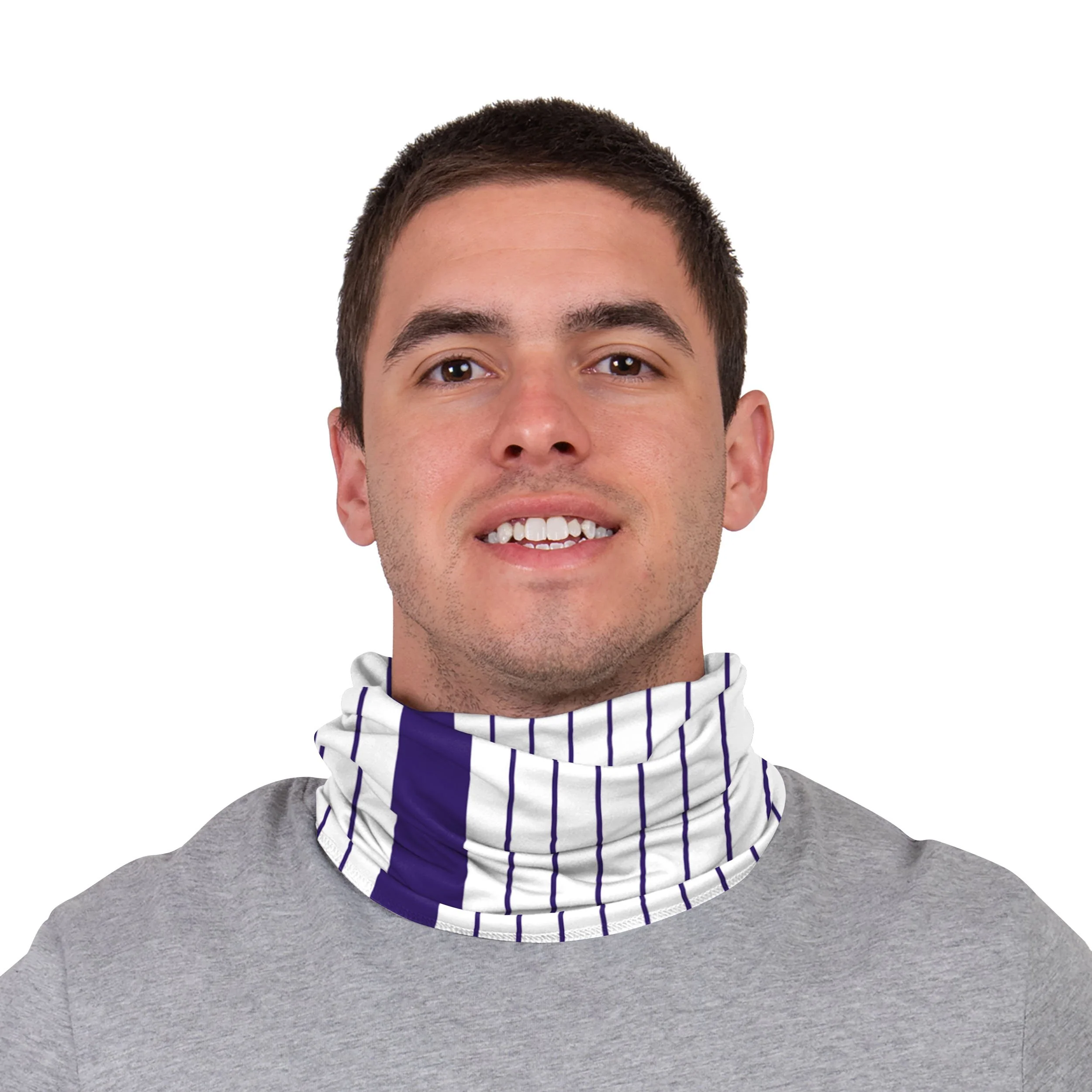 Colorado Rockies MLB Big Logo Gameday Gaiter Scarf - Image 3