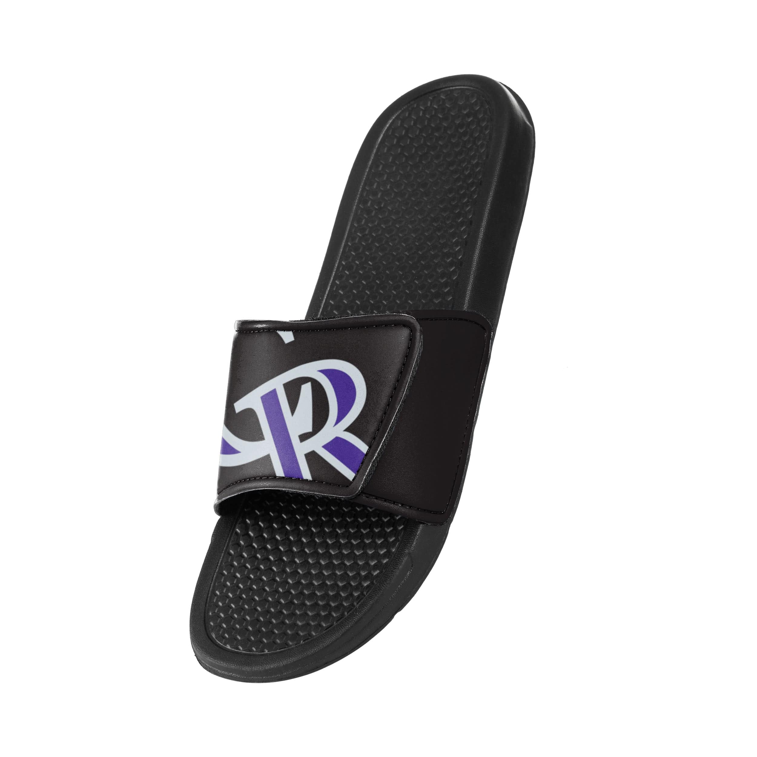 Colorado Rockies MLB Mens Cropped Big Logo Slide - Image 3