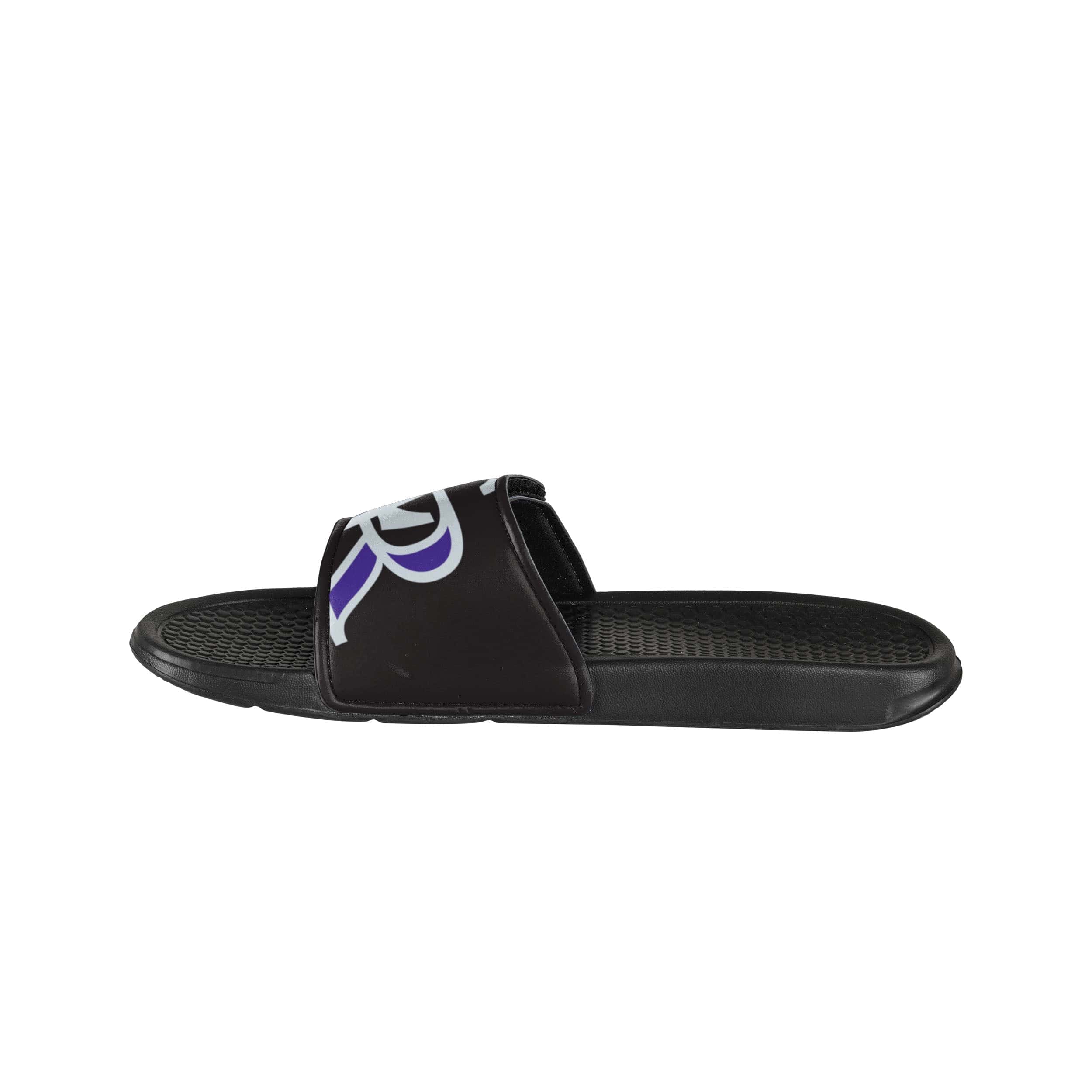 Colorado Rockies MLB Mens Cropped Big Logo Slide - Image 4