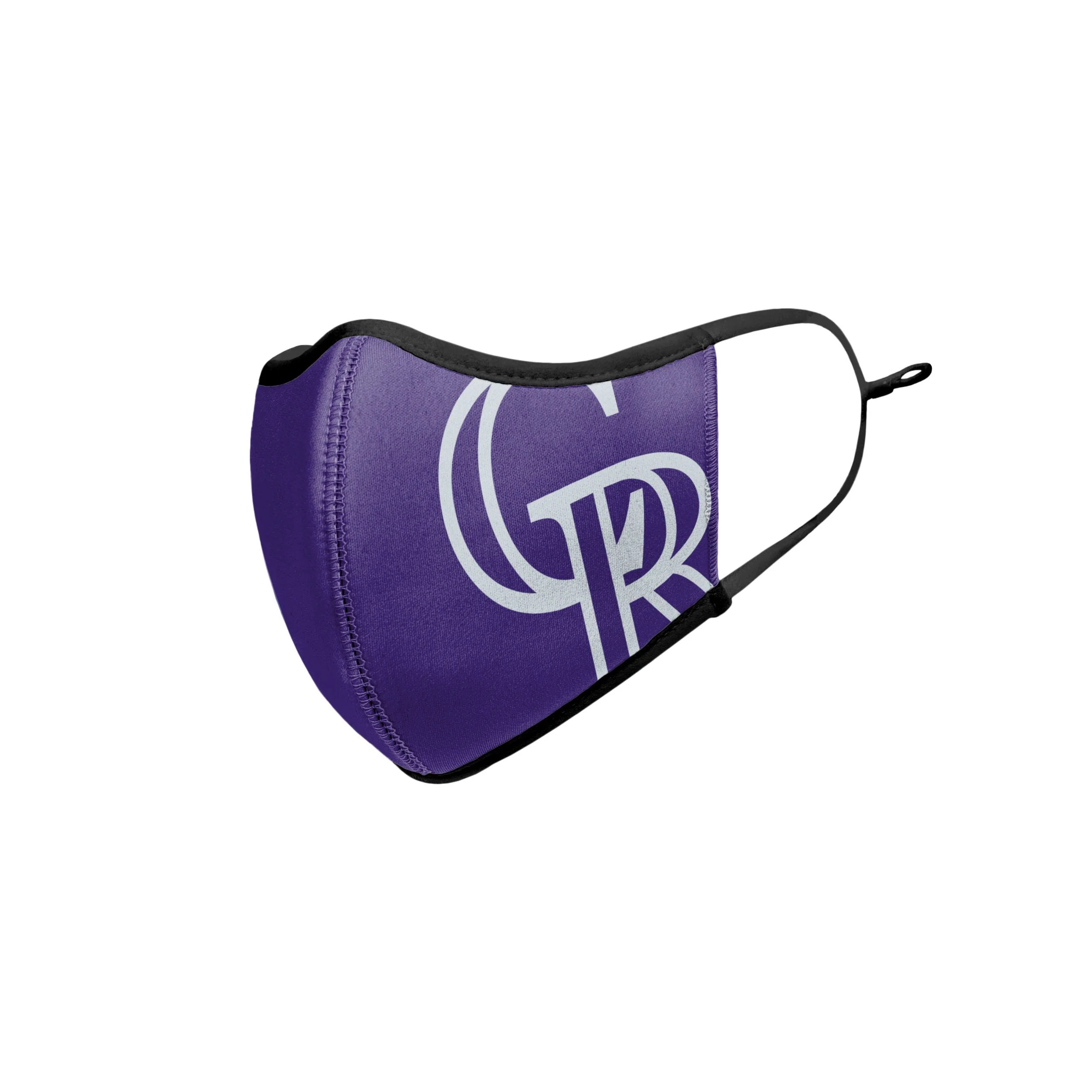 Colorado Rockies MLB On-Field Adjustable Purple Sport Face Cover - Image 4