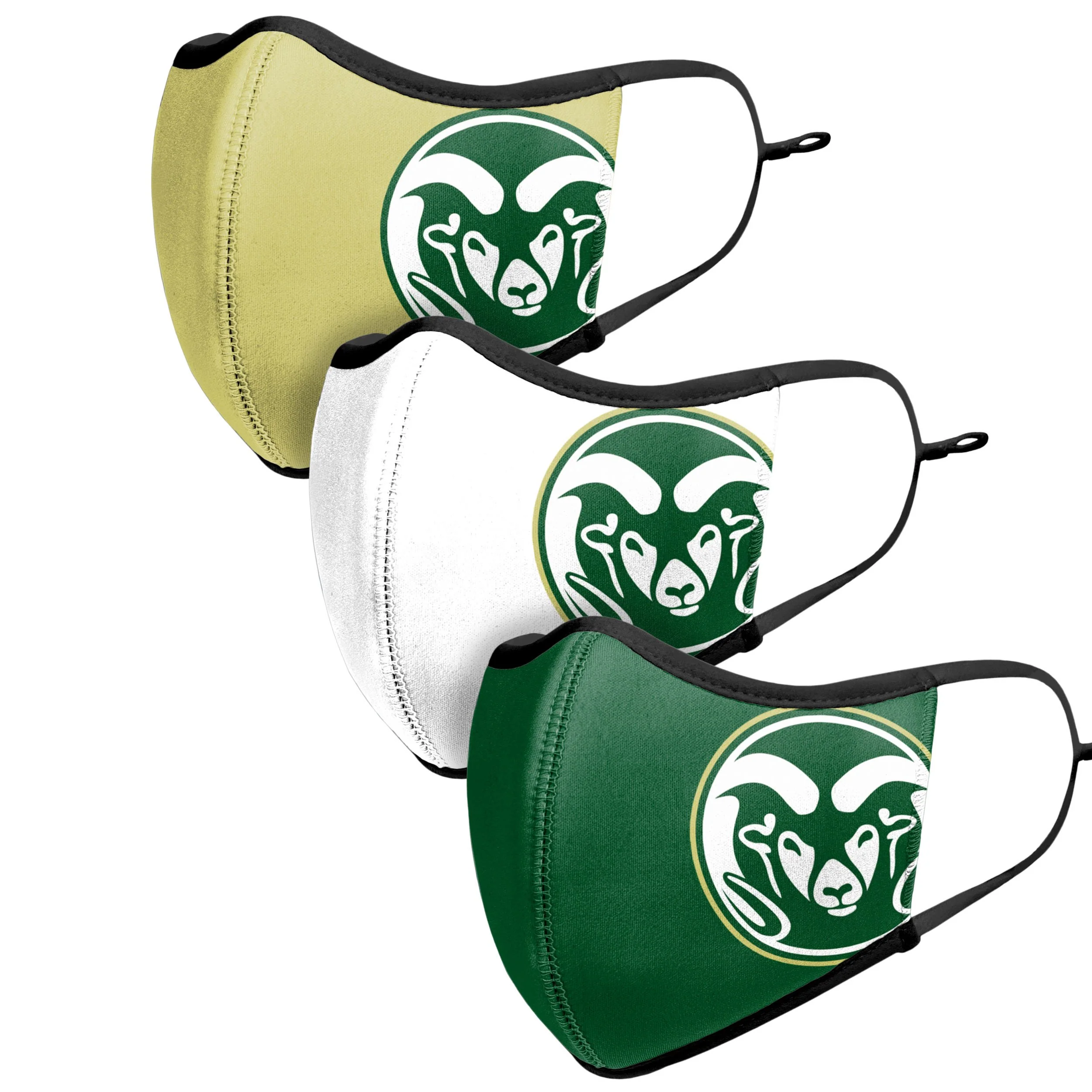 Colorado State Rams NCAA Sport 3 Pack Face Cover - Image 4