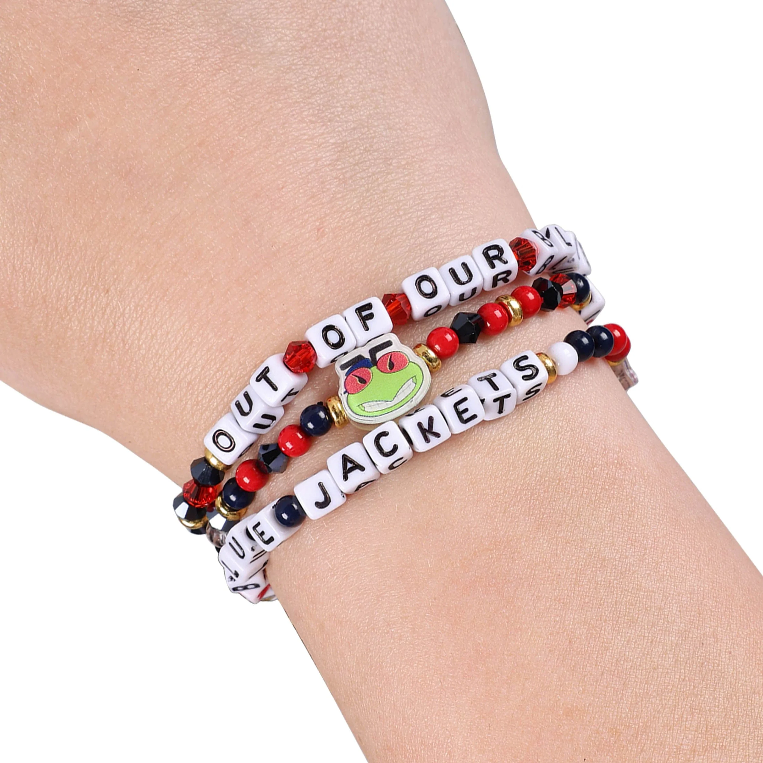 Columbus Blue Jackets NHL 3 Pack Friendship Bracelet - Image 4