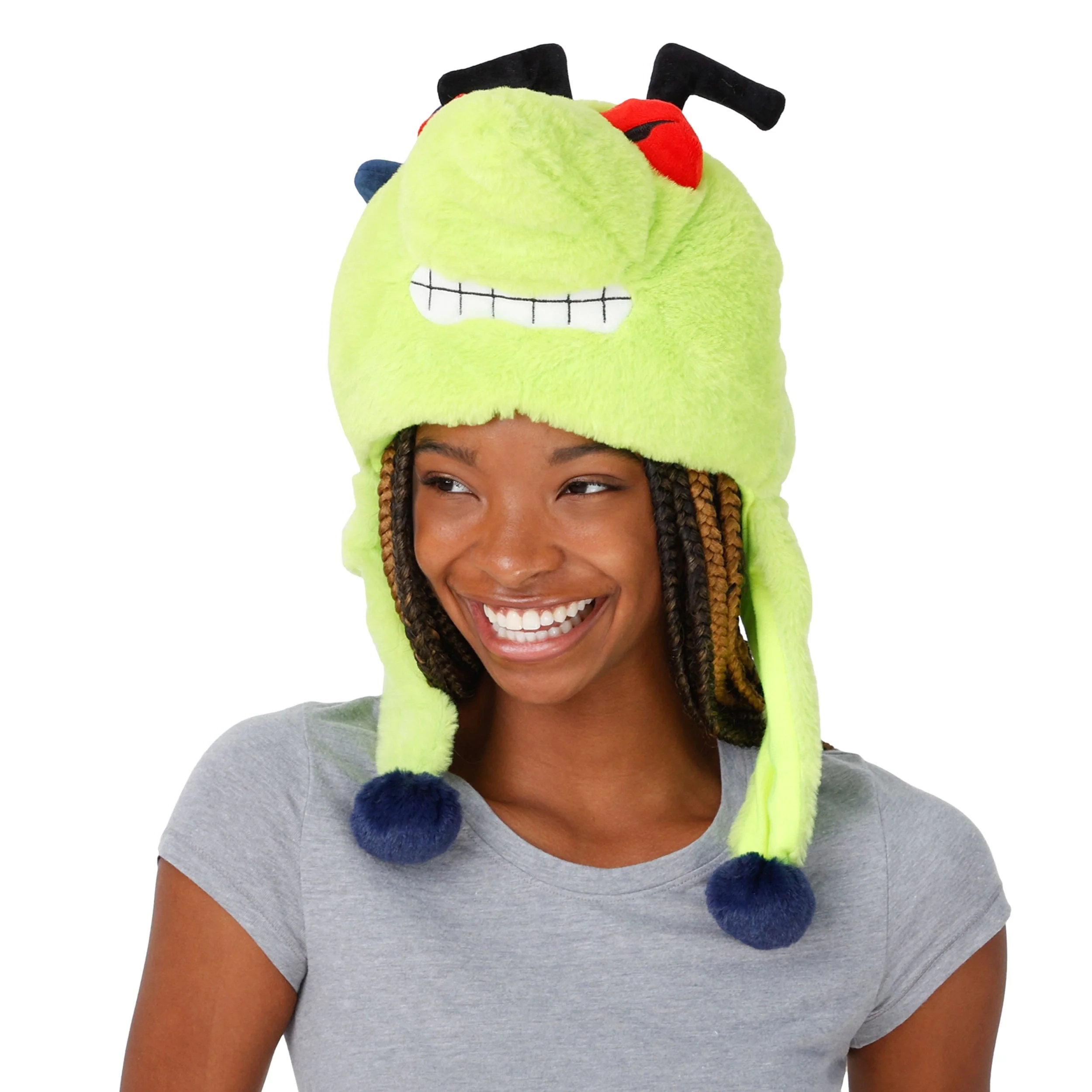 Columbus Blue Jackets NHL Stinger Mascot Plush Hat - Image 3
