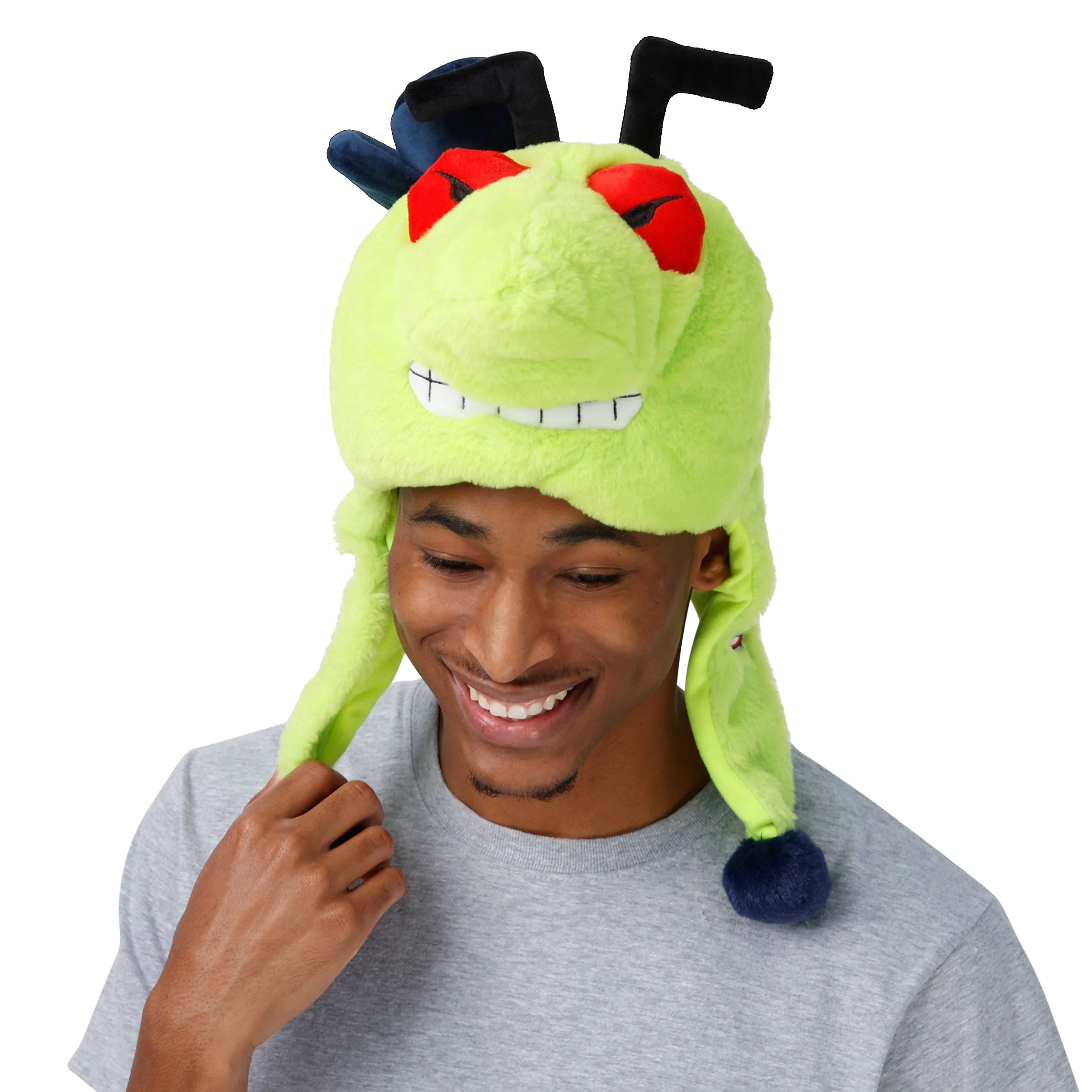 Columbus Blue Jackets NHL Stinger Mascot Plush Hat - Image 4