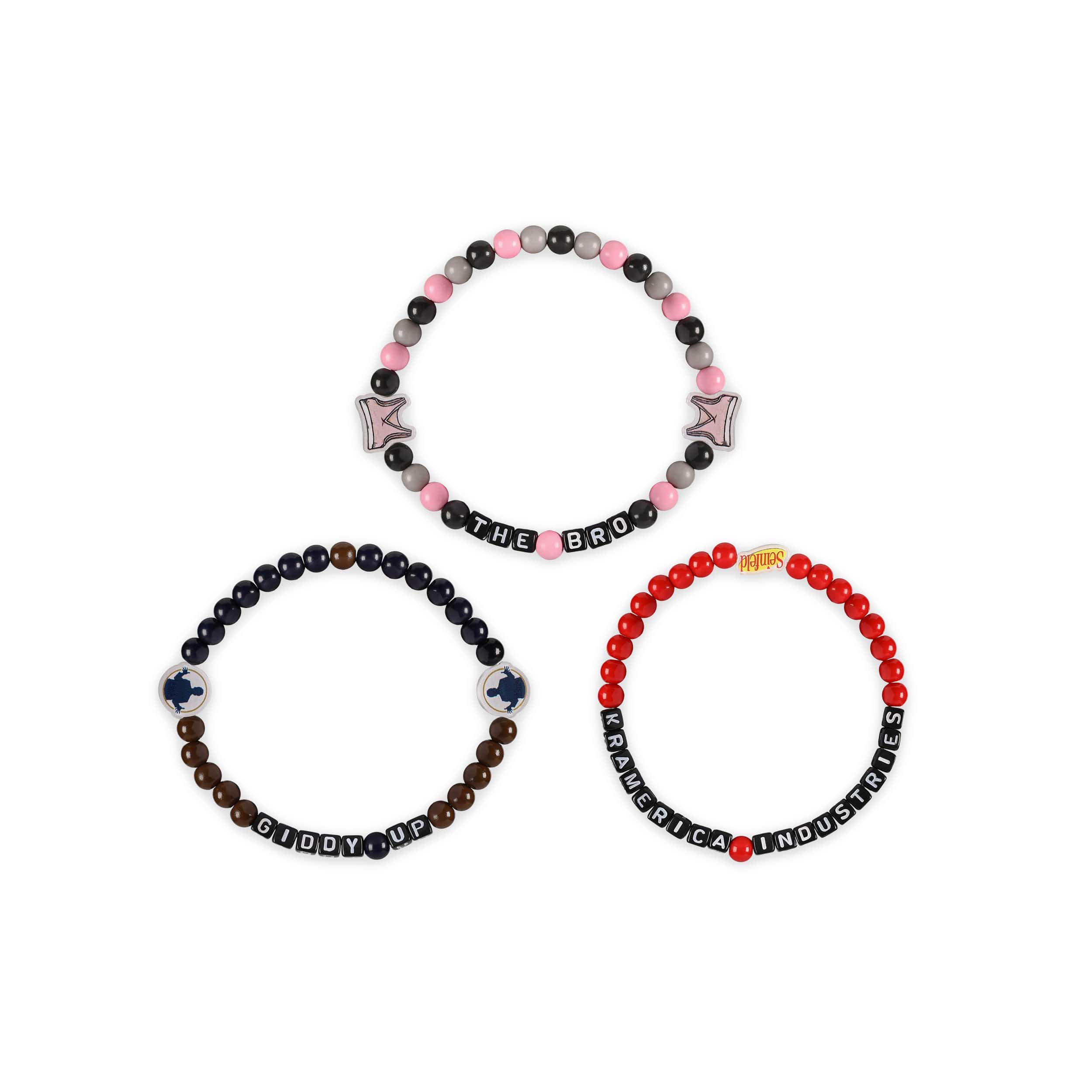 Cosmo Kramer & The Bro Seinfeld 3 Pack Beaded Friendship Bracelet - Image 3