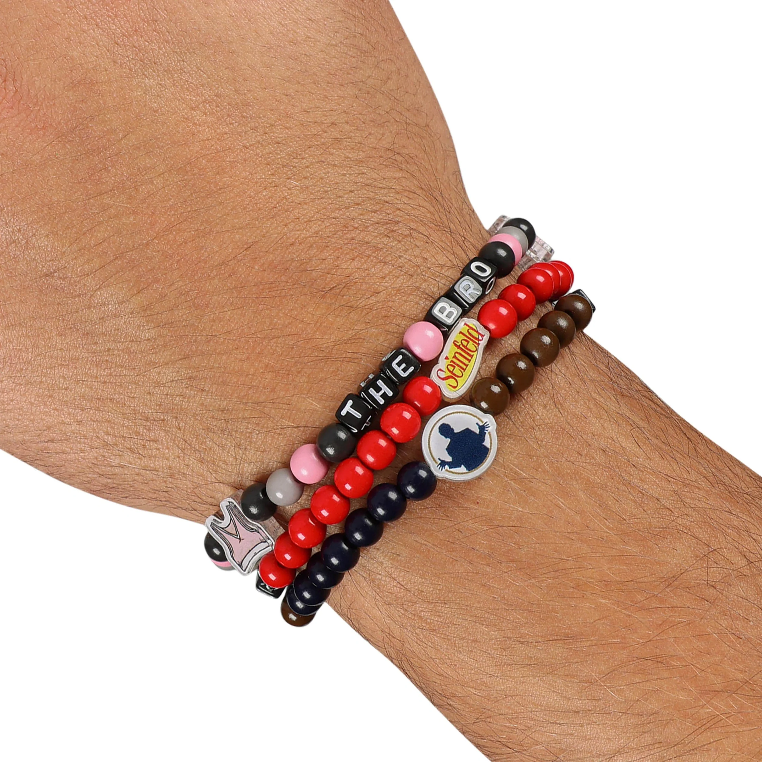 Cosmo Kramer & The Bro Seinfeld 3 Pack Beaded Friendship Bracelet - Image 4