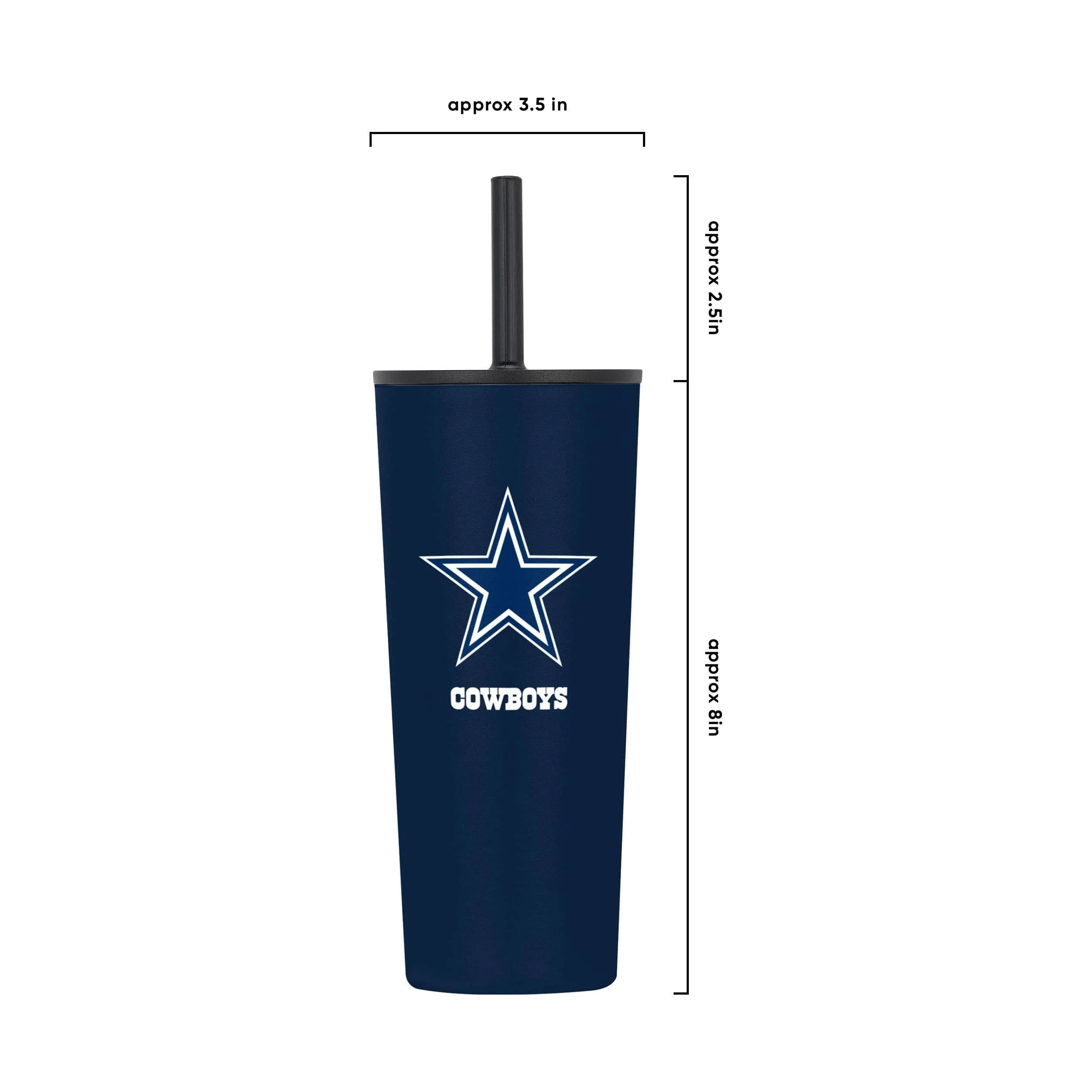 Dallas Cowboys NFL 22 oz Travel Tumbler - Image 5