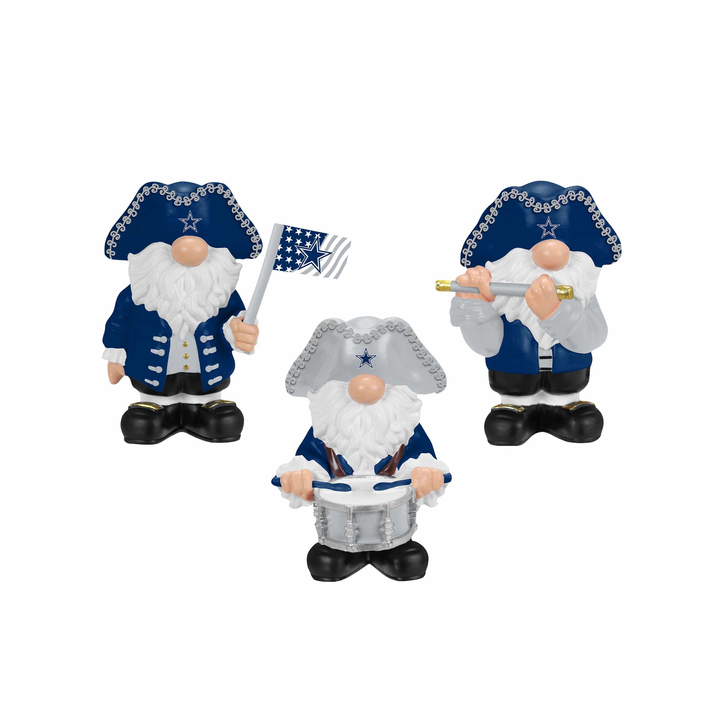 Dallas Cowboys NFL 3 Pack Americana Mini Gnome Set