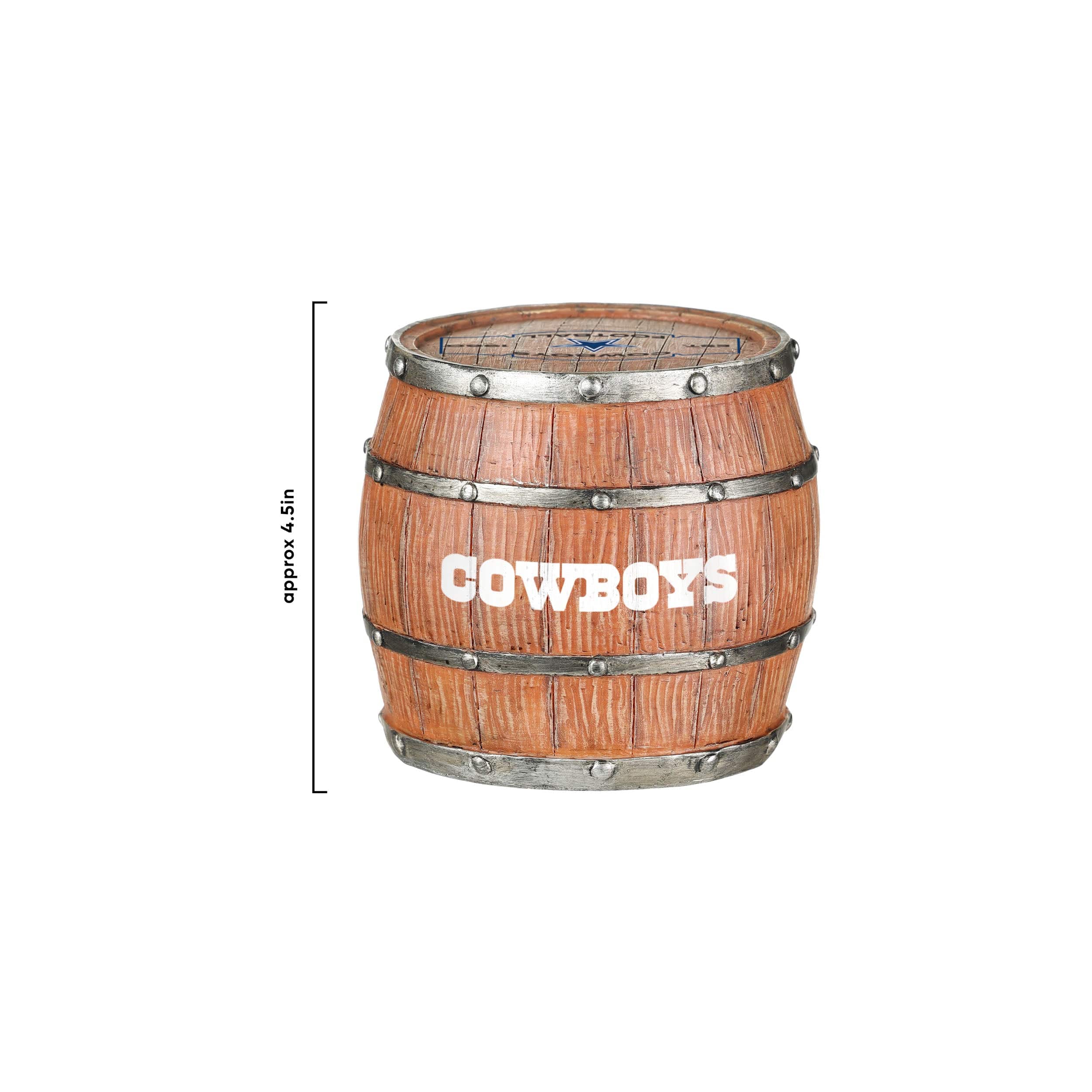Dallas Cowboys NFL 5 Pack Barrel Coaster Set - Image 6