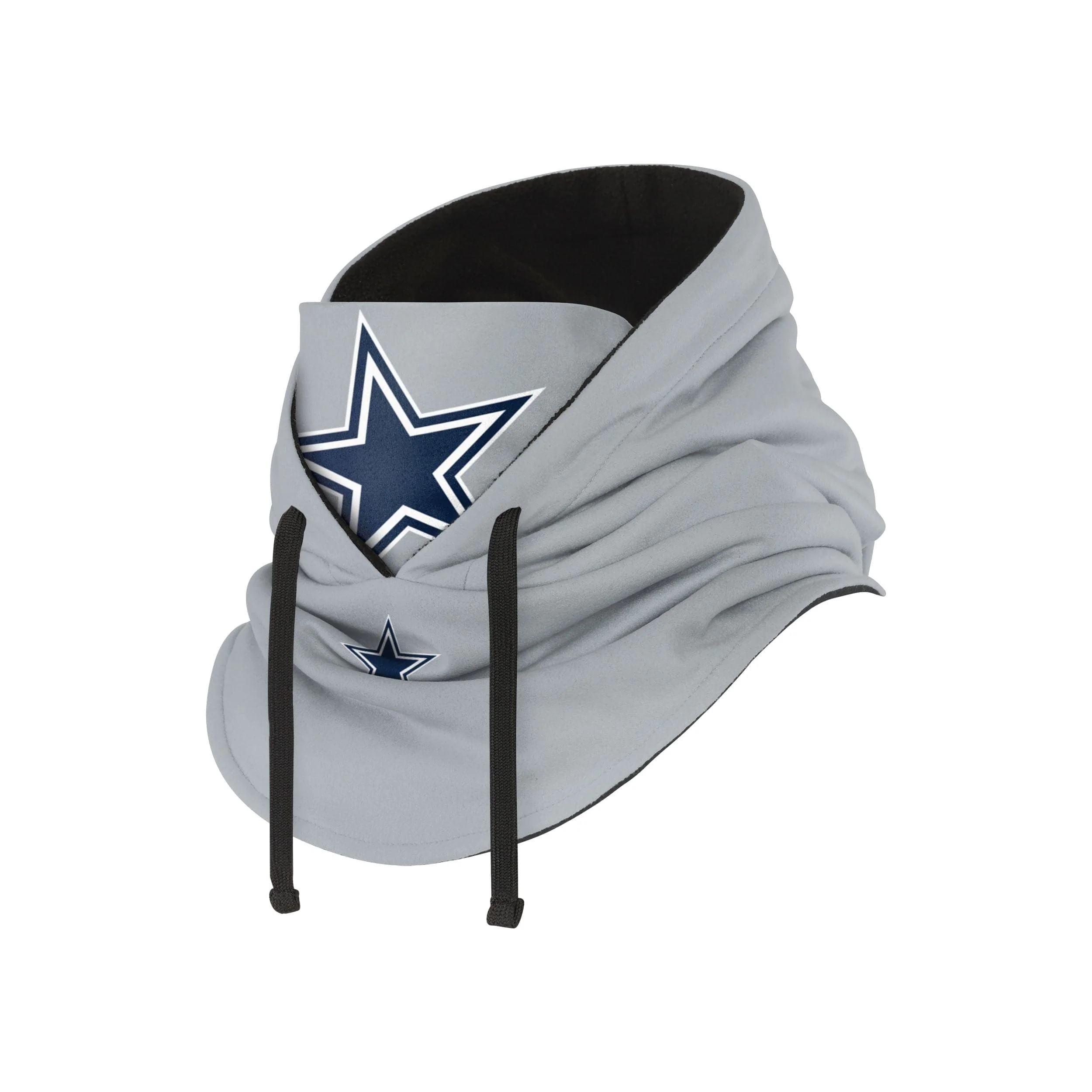 Dallas Cowboys NFL Alternate Team Color Drawstring Hooded Gaiter - Image 2