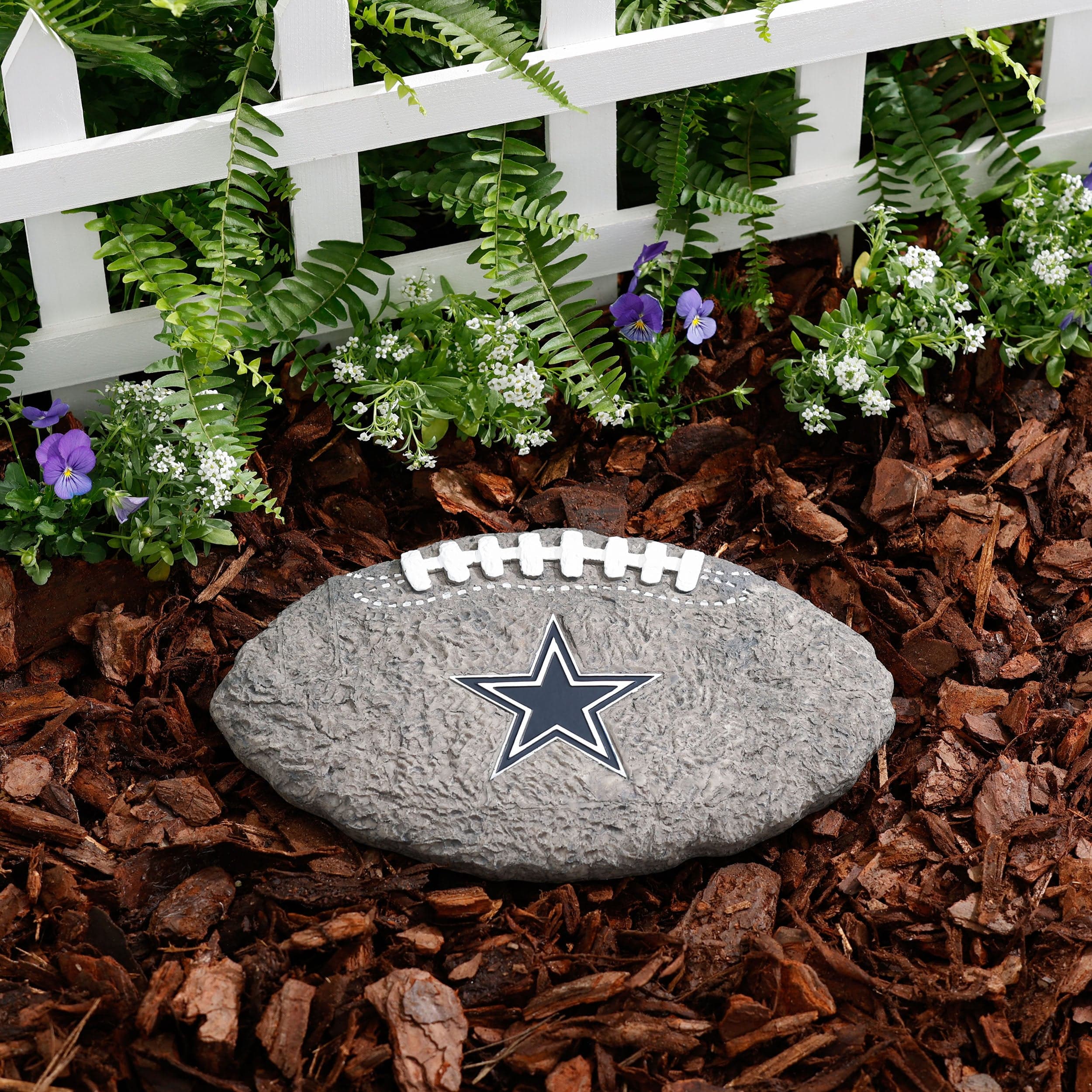 Dallas Cowboys NFL Ball Garden Stone - Image 2
