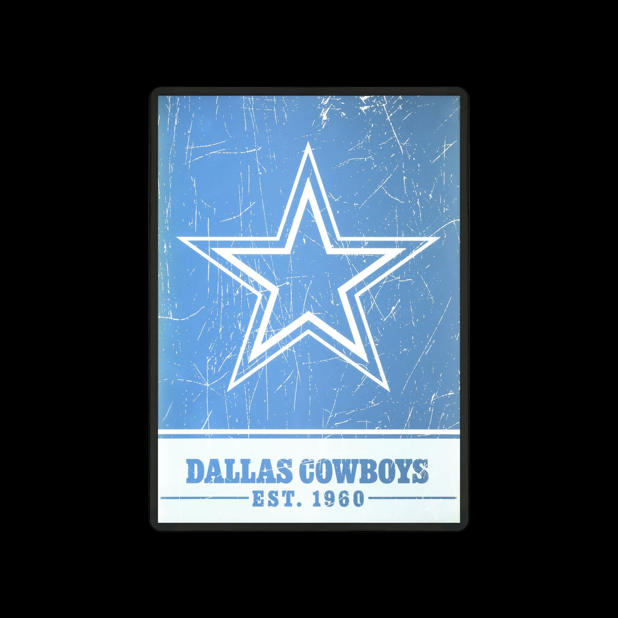 Dallas Cowboys NFL Big Logo Backlit Sign - Image 2