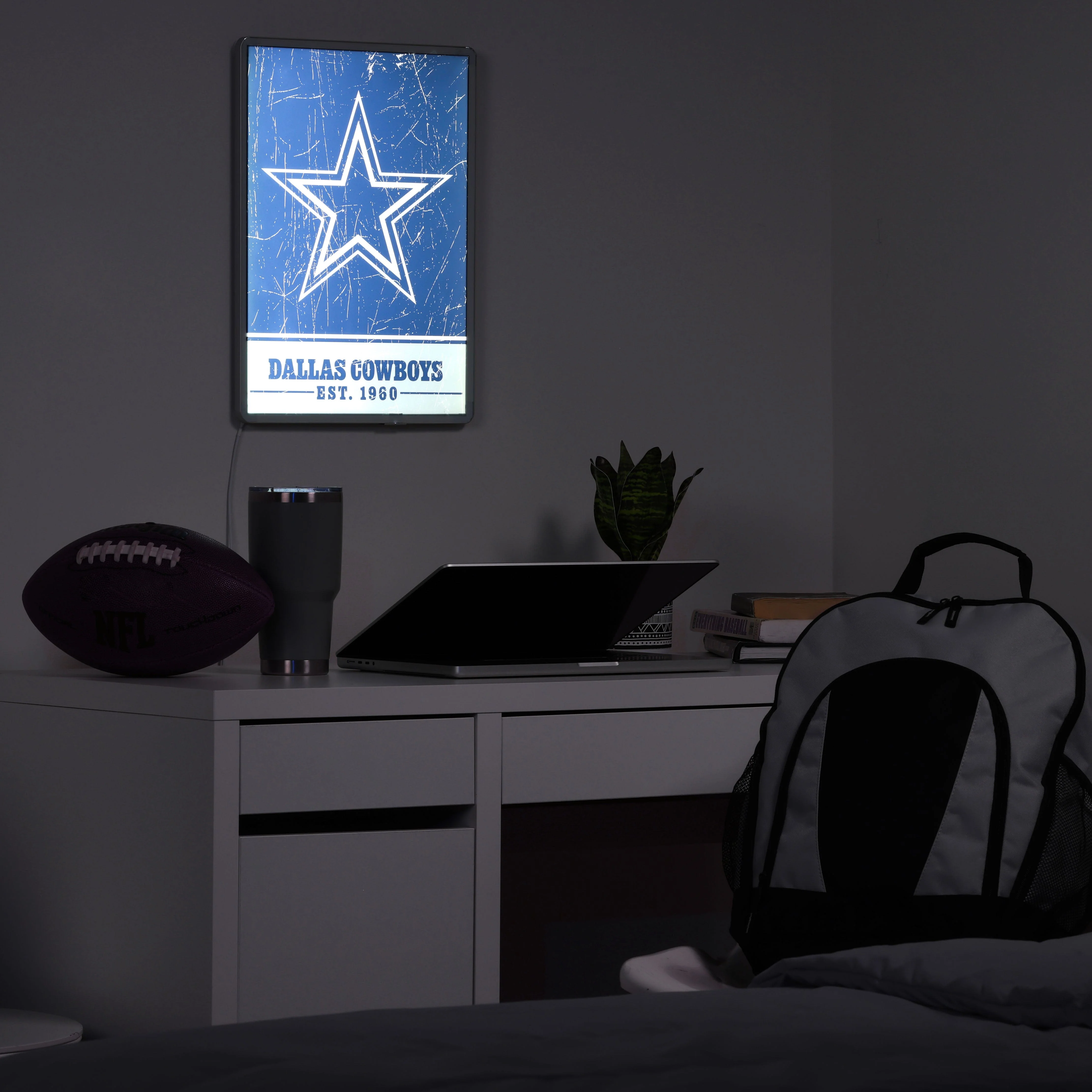 Dallas Cowboys NFL Big Logo Backlit Sign - Image 3