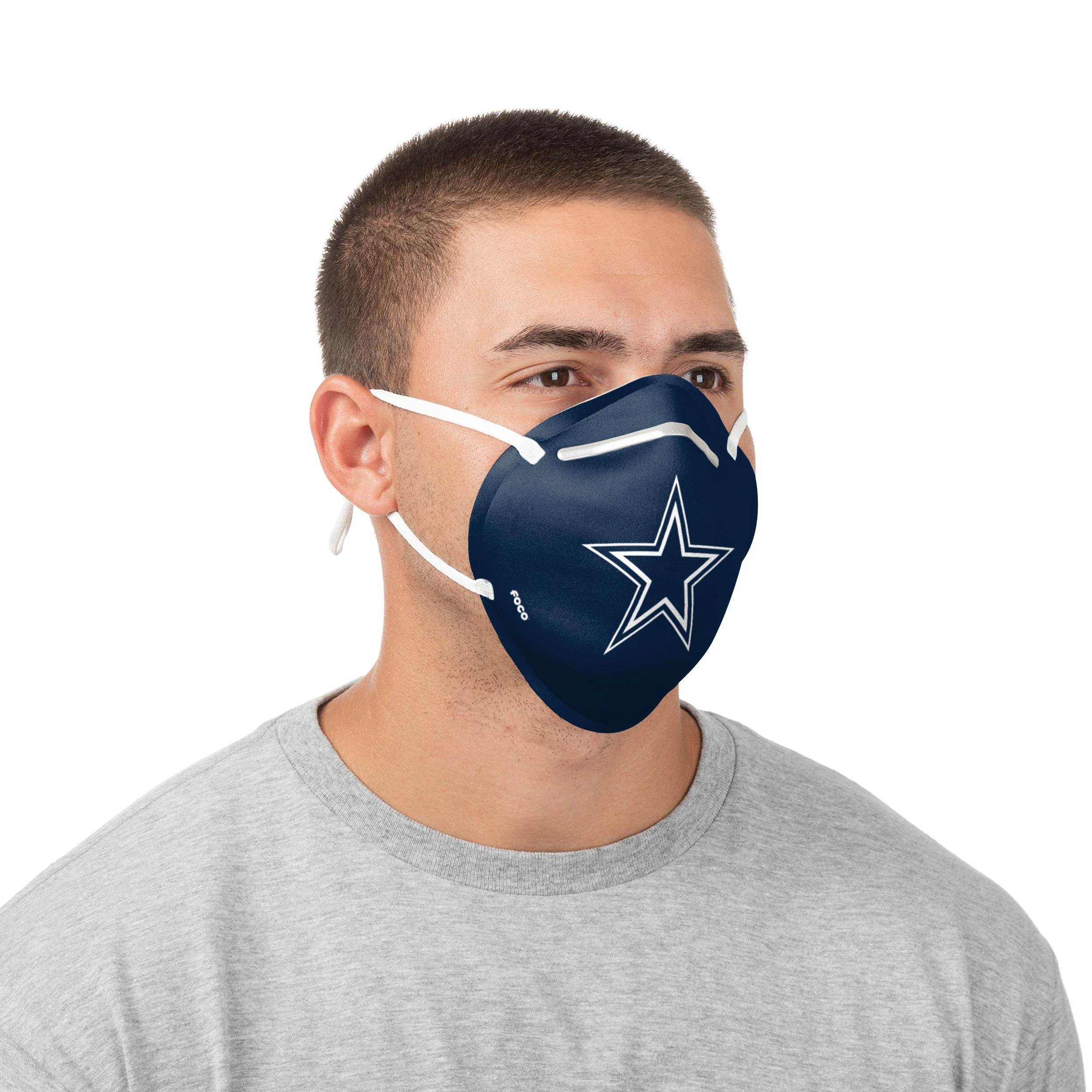 Dallas Cowboys NFL Big Logo Cone Face Cover - Image 2