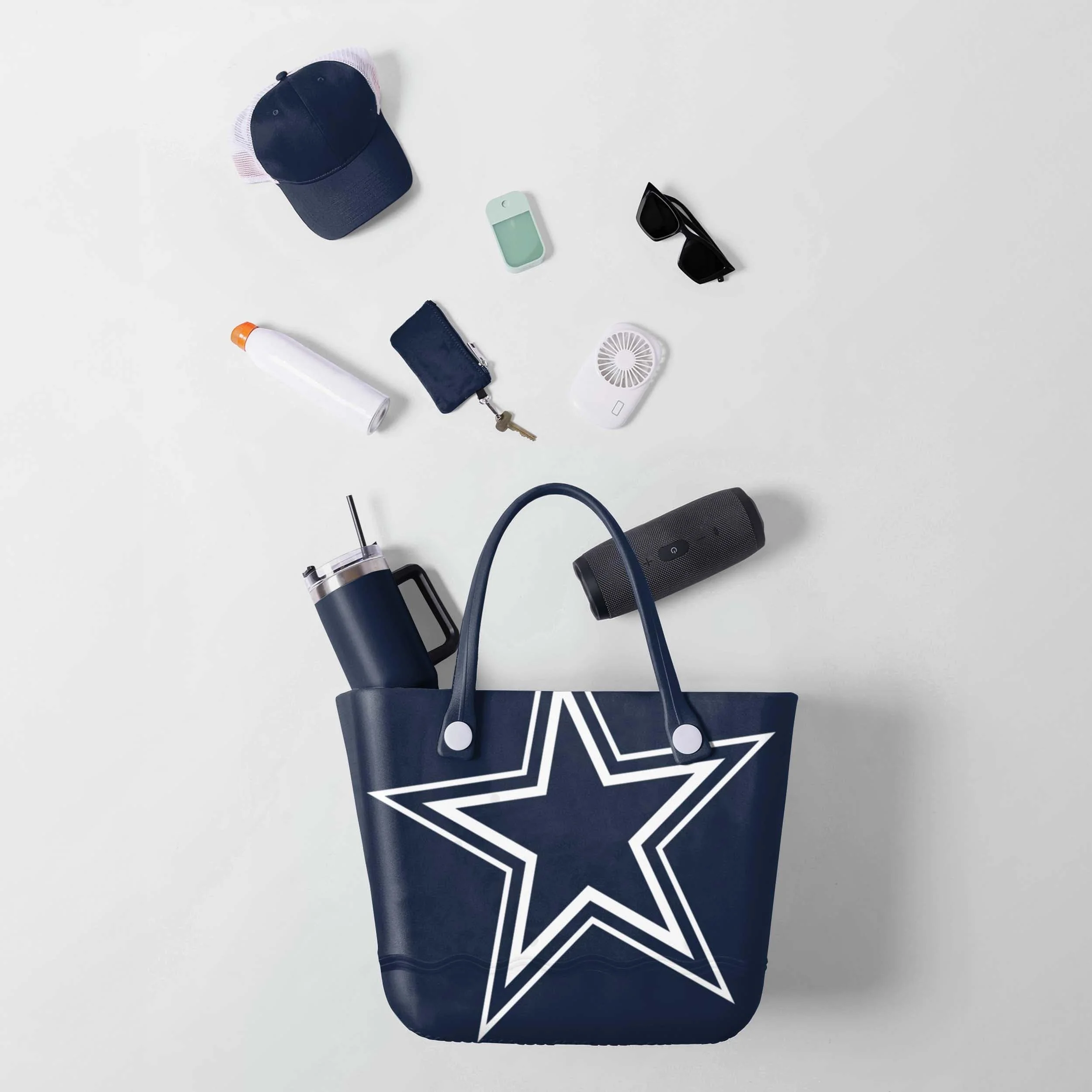 Dallas Cowboys NFL Big Logo Tailgate Tote Bag - Image 2