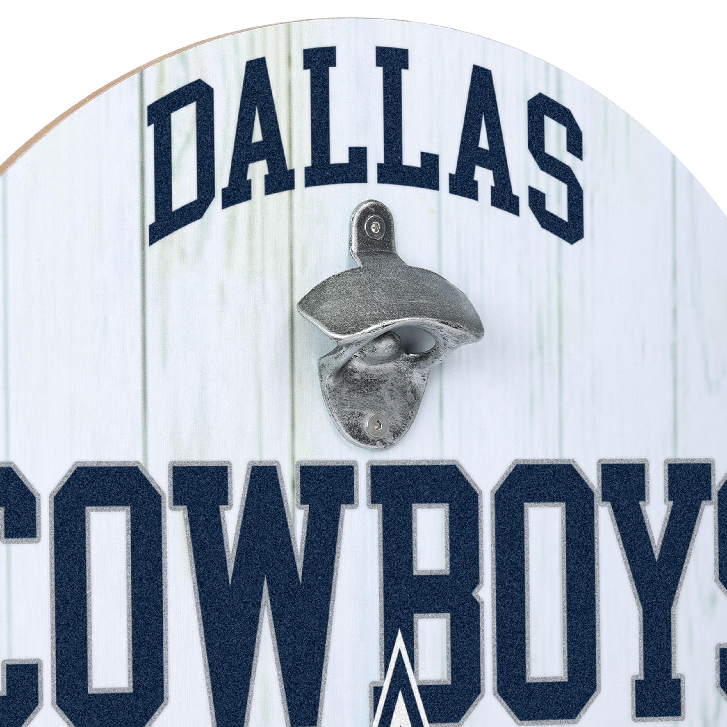 Dallas Cowboys NFL Bottle Opener Cap Catcher Wall Sign - Image 3