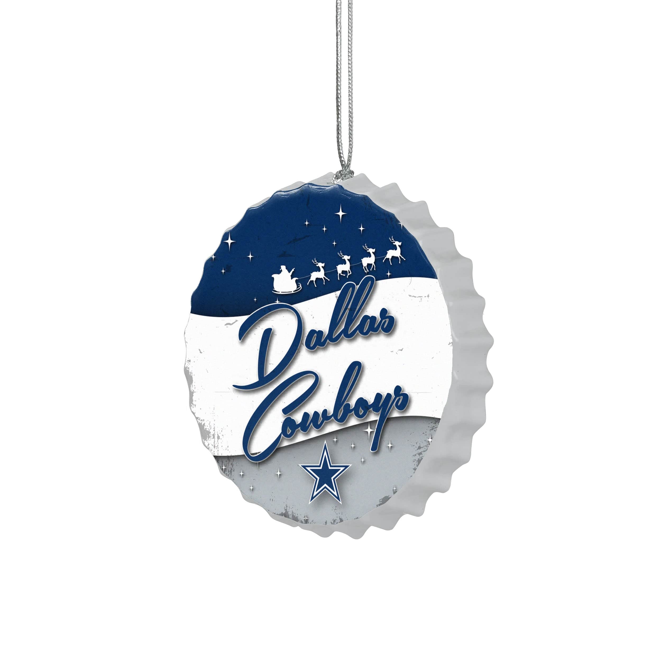 Dallas Cowboys NFL Bottlecap Sign Ornament - Image 2