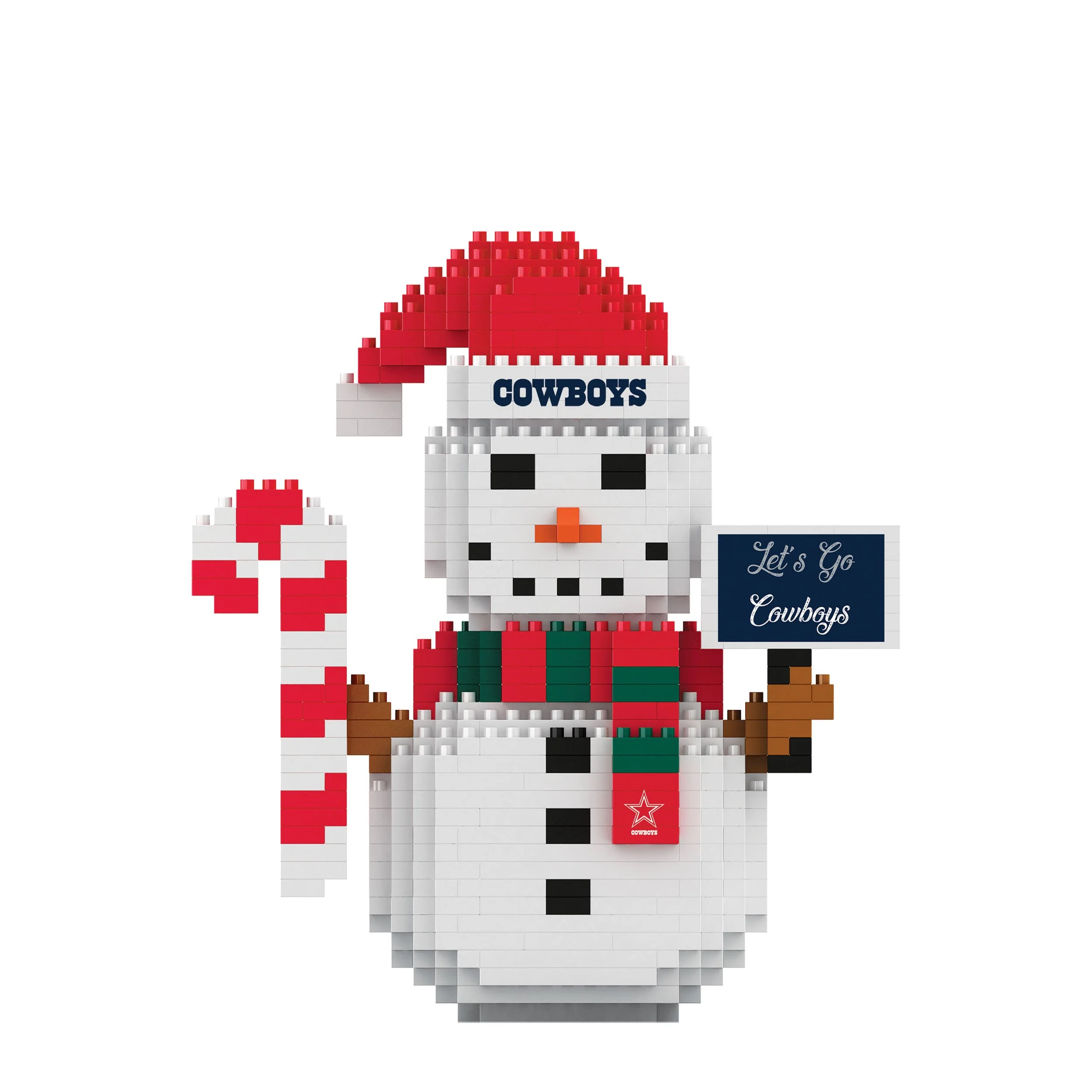 Dallas Cowboys NFL BRXLZ Snowman - Image 2