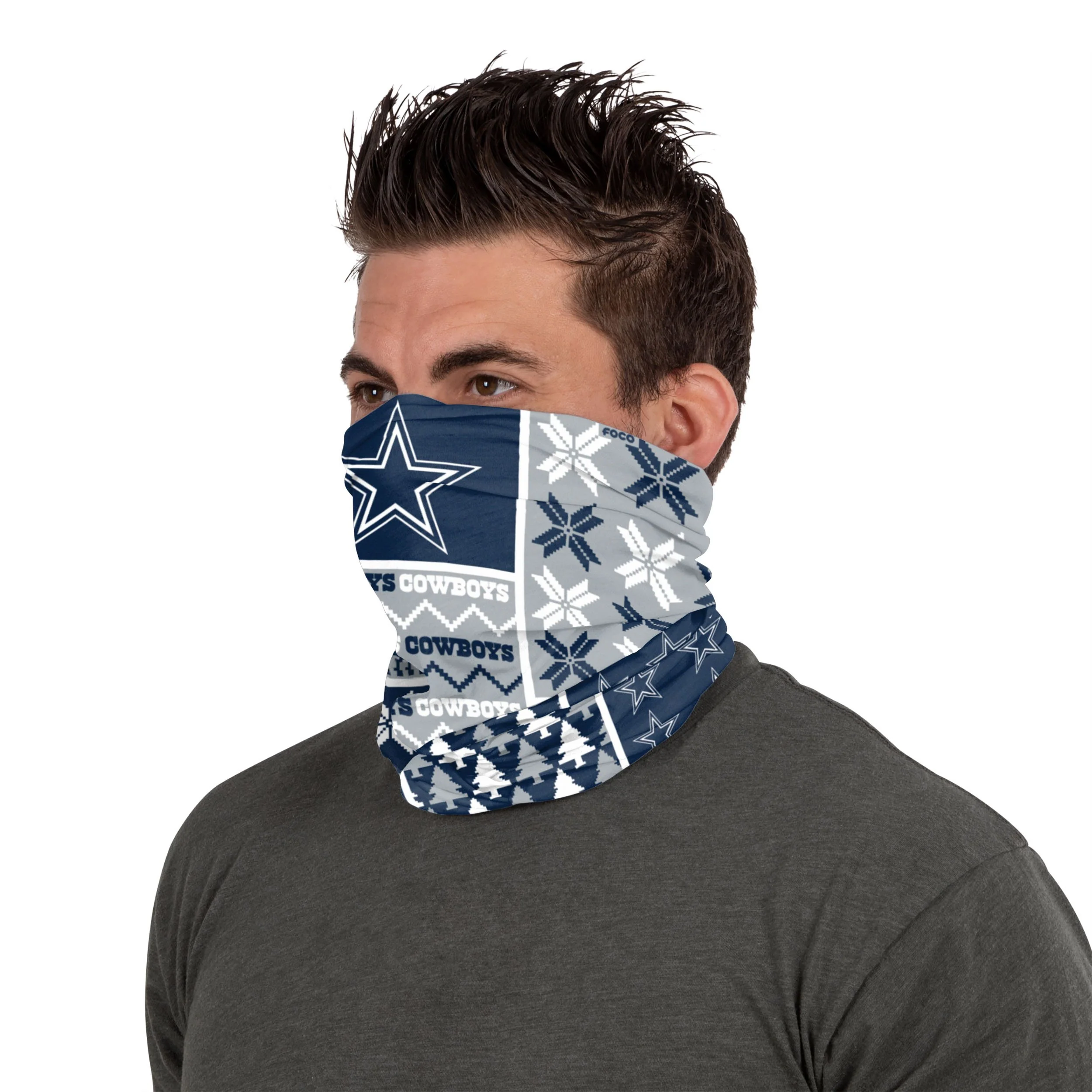 Dallas Cowboys NFL Busy Block Gaiter Scarf - Image 4