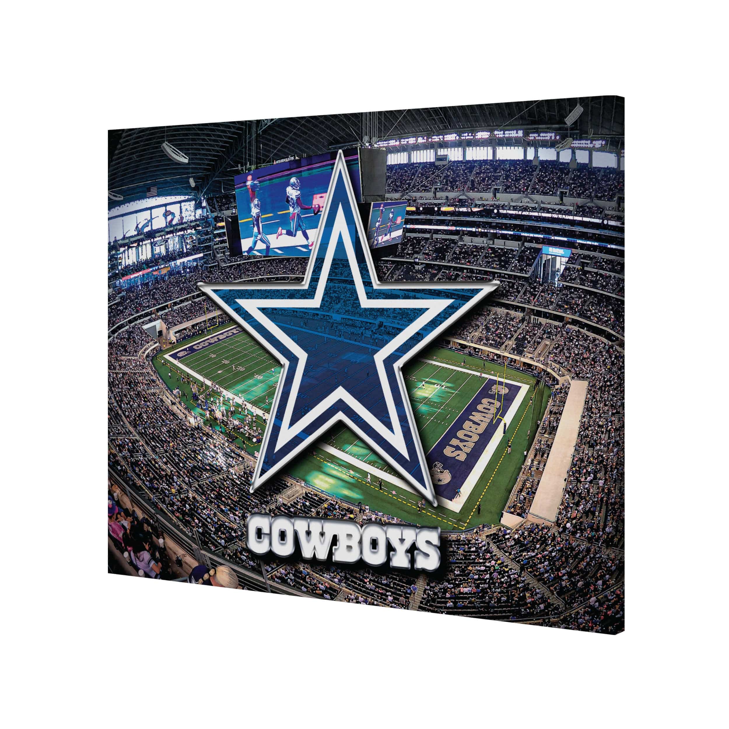 Dallas Cowboys NFL Canvas Wall Sign - Image 2