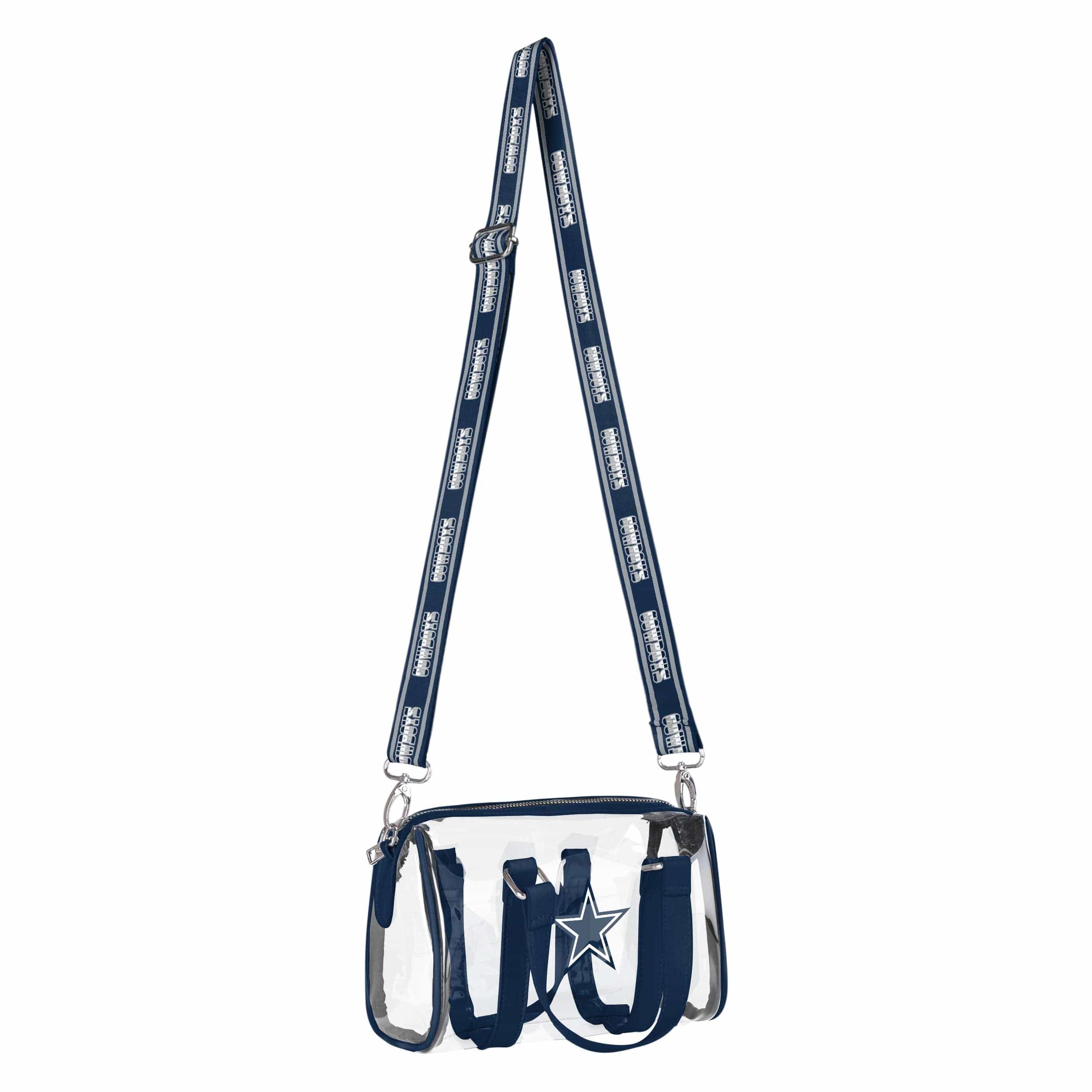 Dallas Cowboys NFL Clear Barrel Bag - Image 2