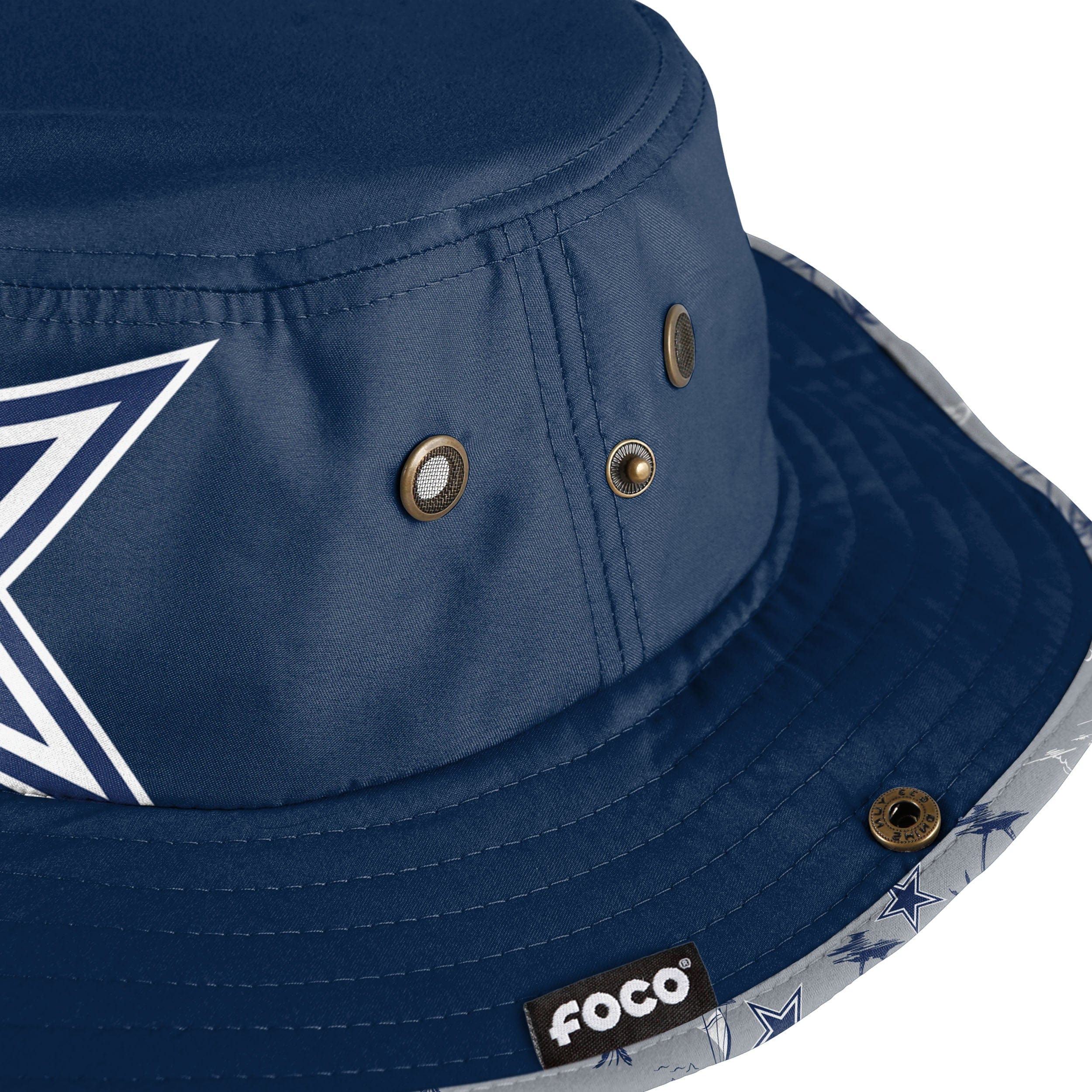 Dallas Cowboys NFL Cropped Big Logo Hybrid Boonie Hat - Image 4
