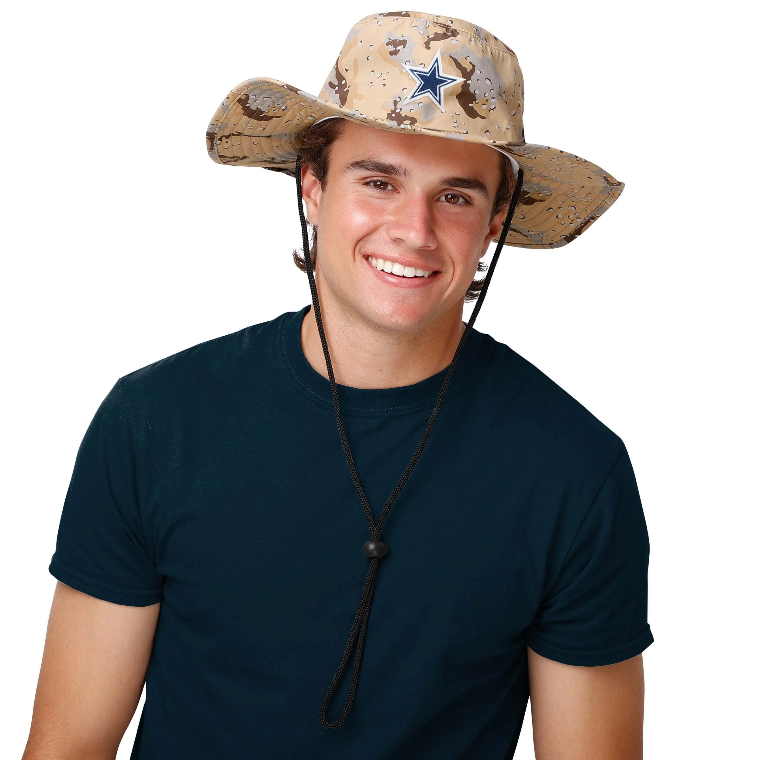 Dallas Cowboys NFL Dark Desert Camo Boonie Hat - Image 2