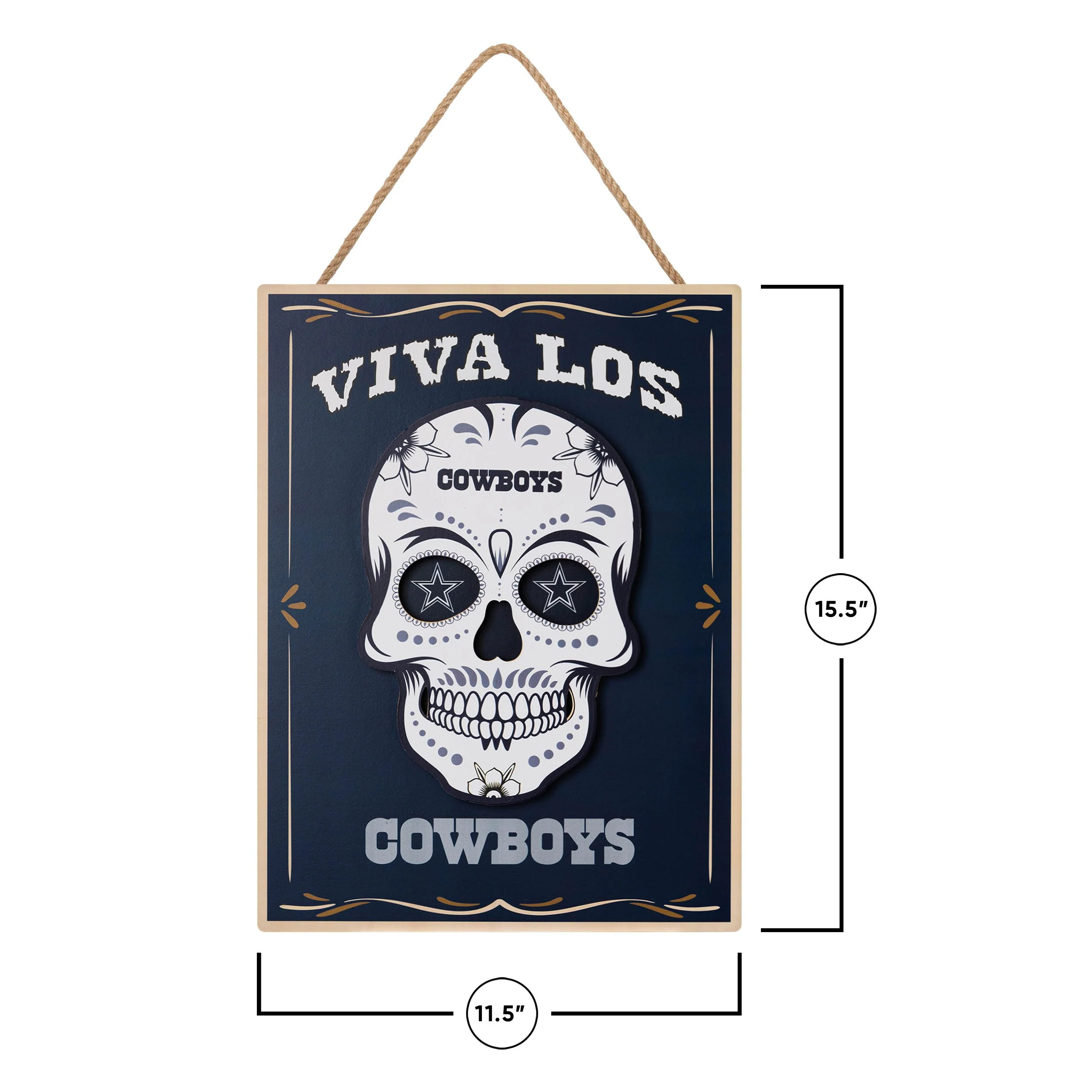 Dallas Cowboys NFL Day ofThe Dead LED Sign - Image 3