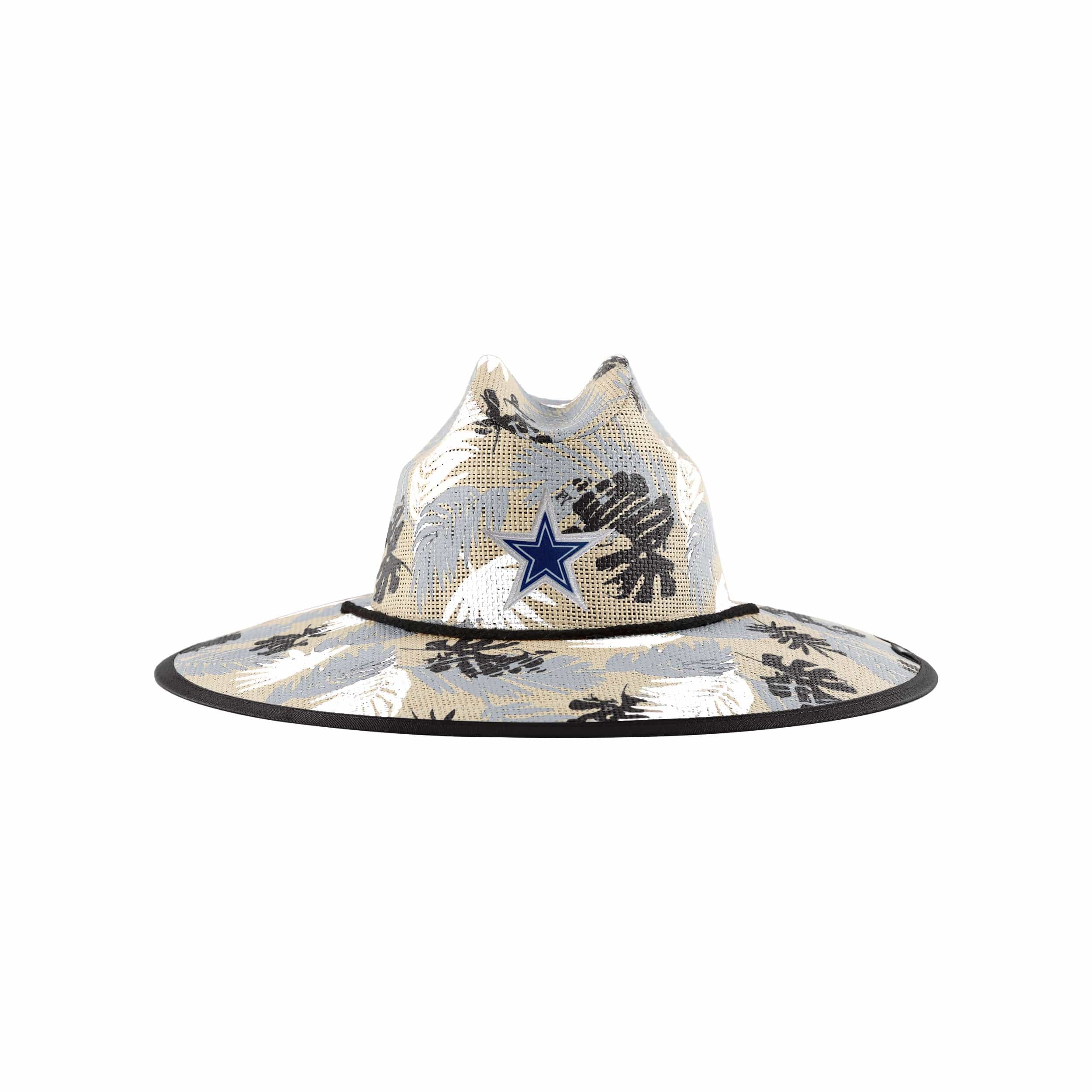 Dallas Cowboys NFL Floral Printed Straw Hat