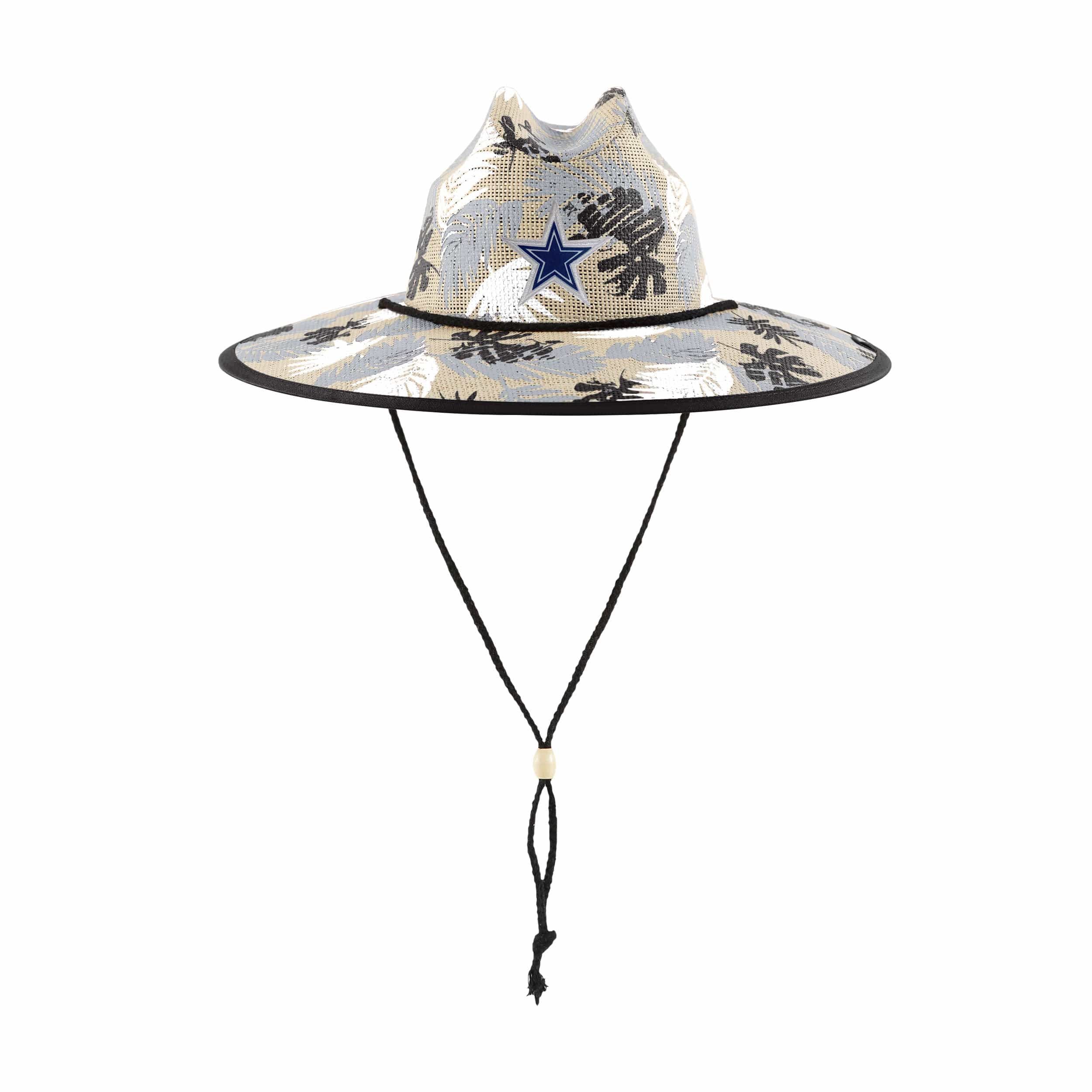 Dallas Cowboys NFL Floral Printed Straw Hat - Image 3