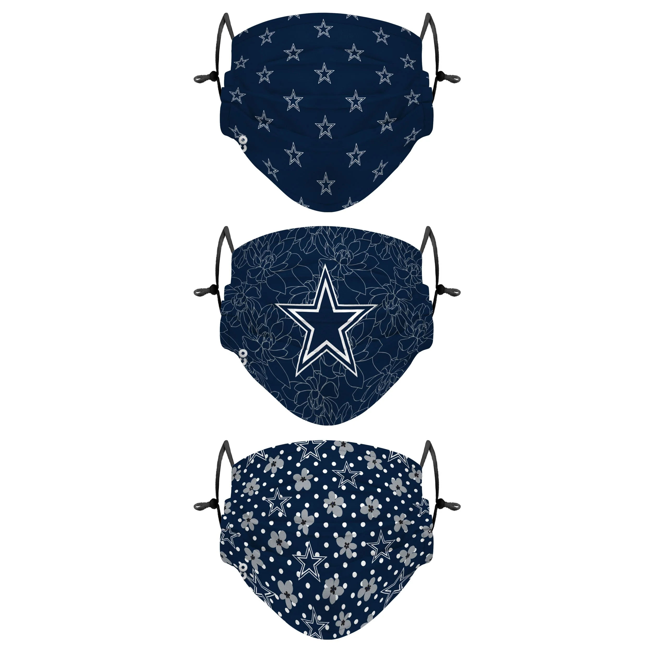 Dallas Cowboys NFL Gameday Gardener 3 Pack Face Cover