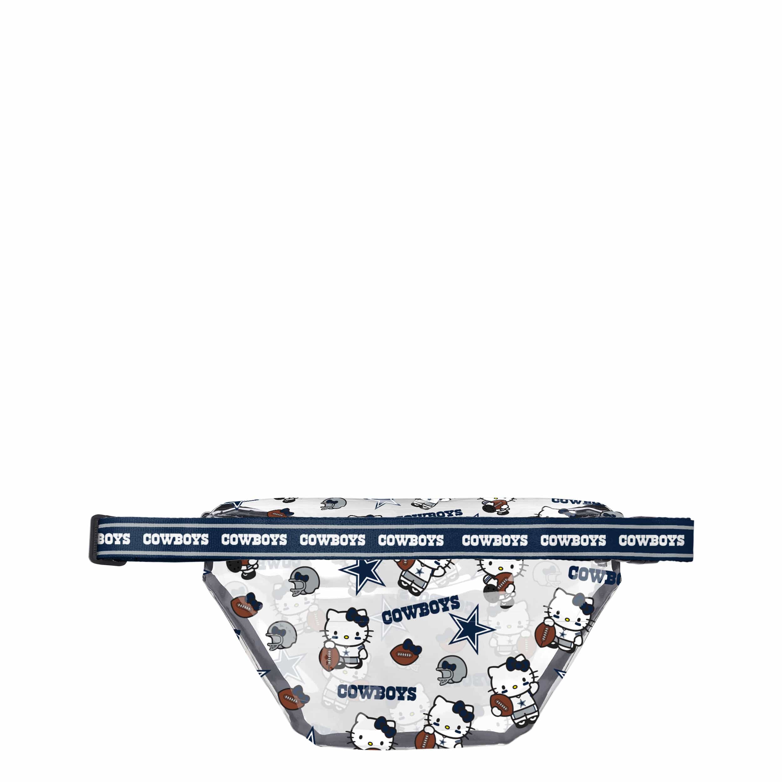 Dallas Cowboys NFL Hello Kitty® Clear Fanny Pack (PREORDER - SHIPS MID JULY) - Image 2